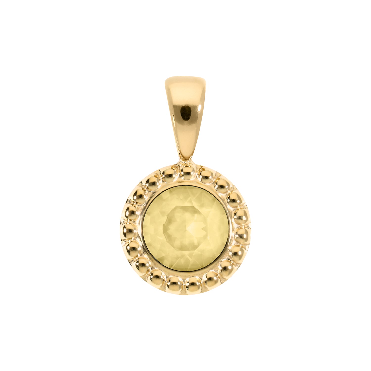 Ghiare Anhänger 11 mm - Gold Recreated Dark Jonquil
