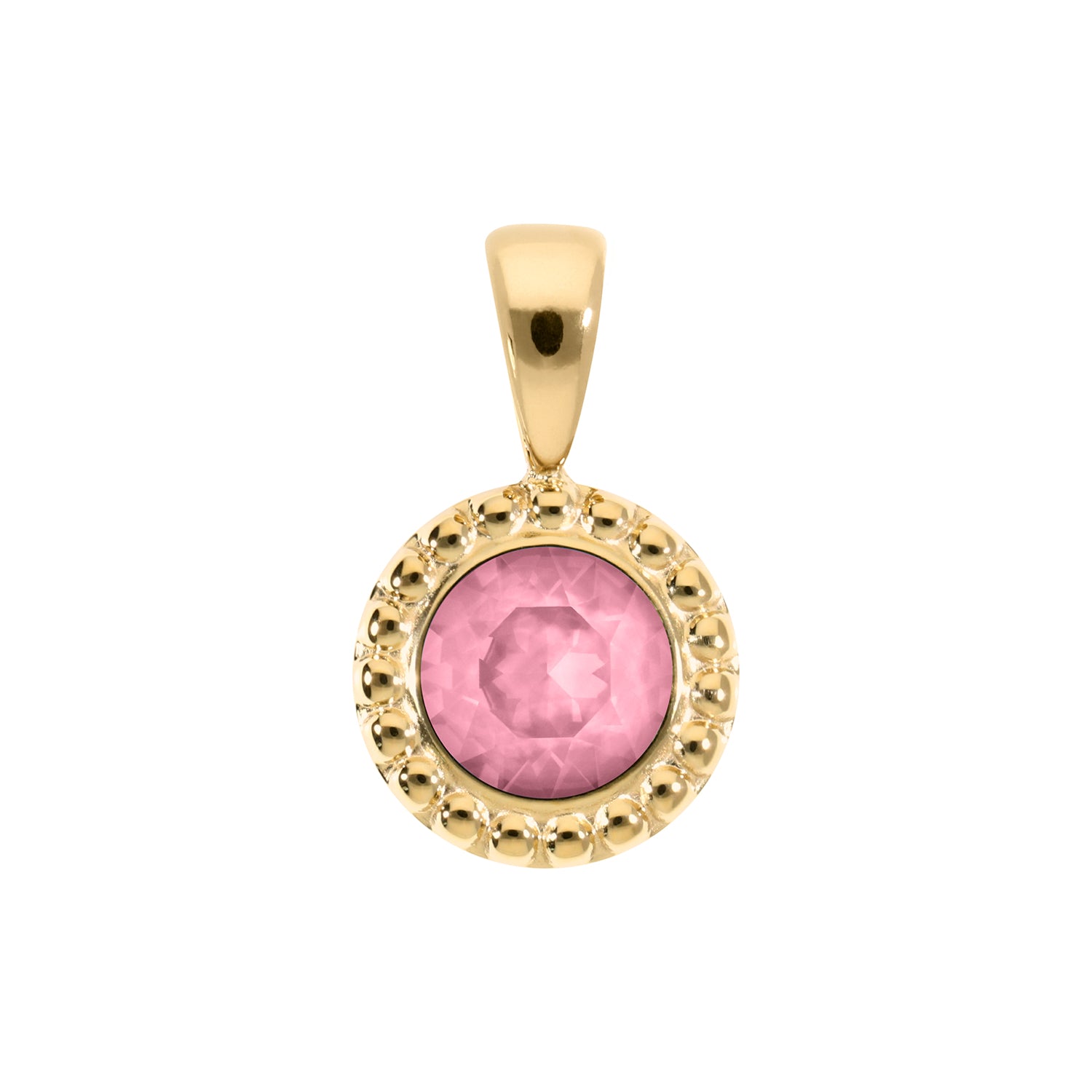 Ghiare Anhänger 11 mm - Gold Light Rose