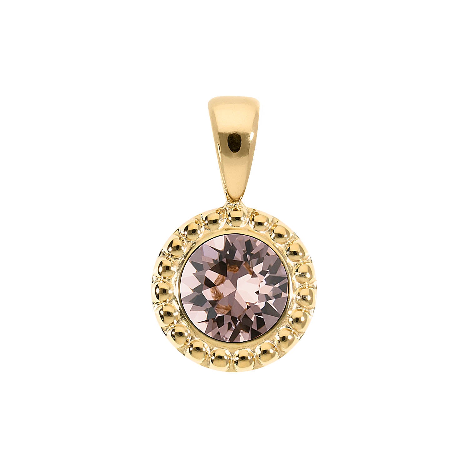 Ghiare Anhänger 11 mm - Gold vintage rose