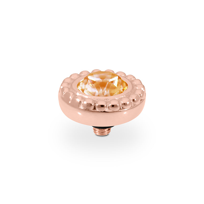 Ghiare Top 11 mm - Roségold Crystal Mango Ignite