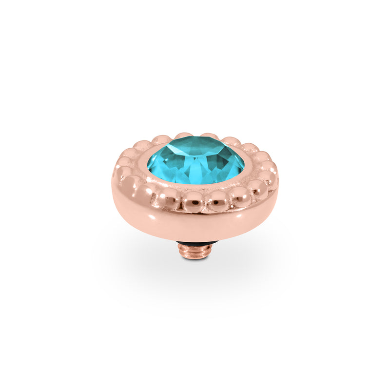 Ghiare Top 11 mm - Roségold Crystal Pine Green Ignite