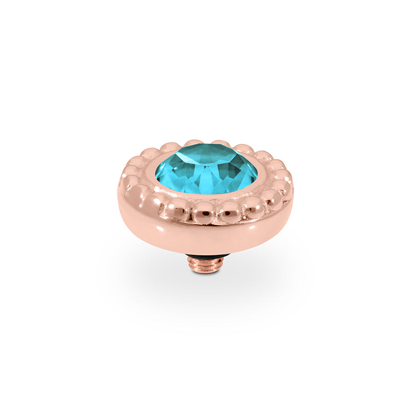 Ghiare Top 11 mm - Roségold Crystal Pine Green Ignite