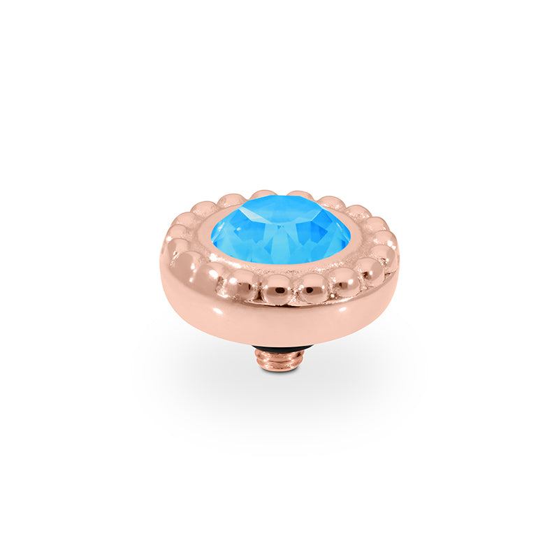 Ghiare Top 11 mm - Roségold Crystal Electric Blue Ignite
