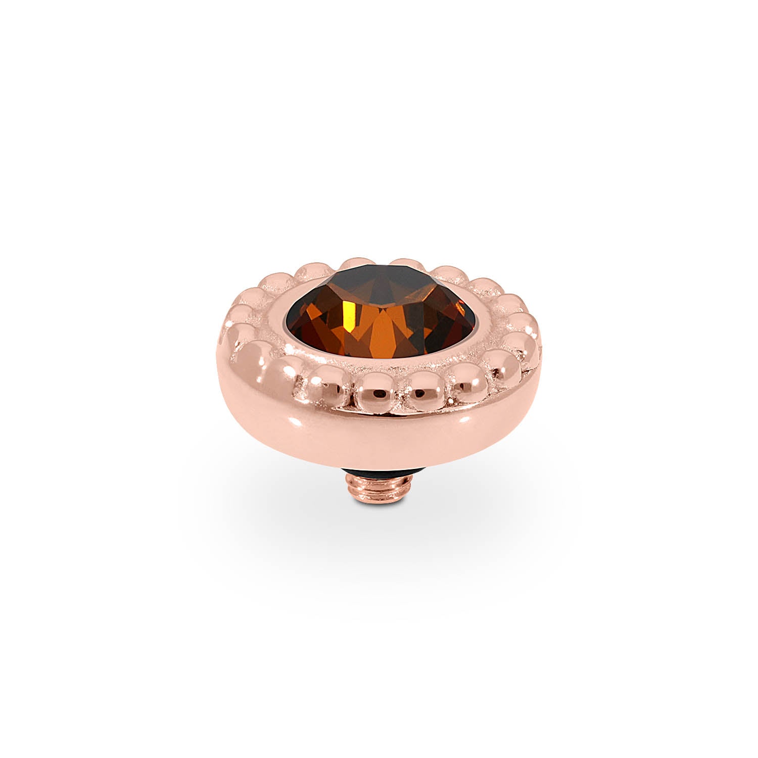 Ghiare Top 11 mm - Roségold smoked amber
