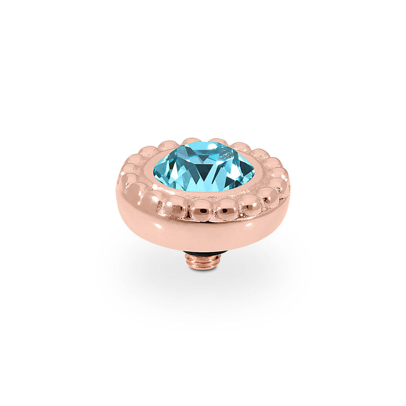 Ghiare Top 11 mm - Roségold Light Turquoise