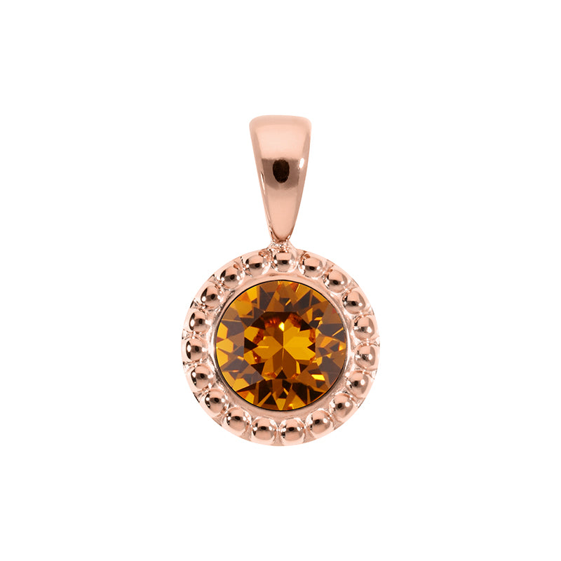 Ghiare Anhänger 11 mm - Roségold Topaz