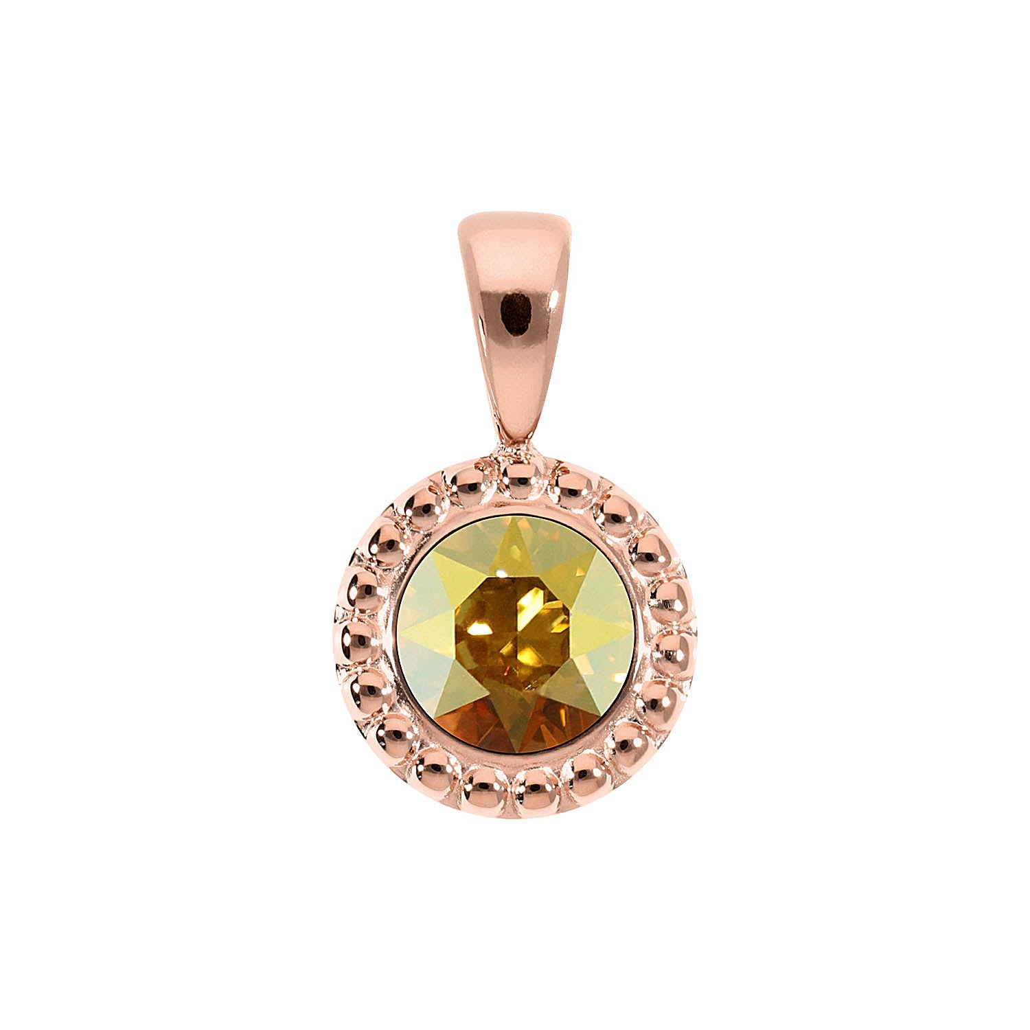 Ghiare Anhänger 11 mm - Roségold metallic sunshine