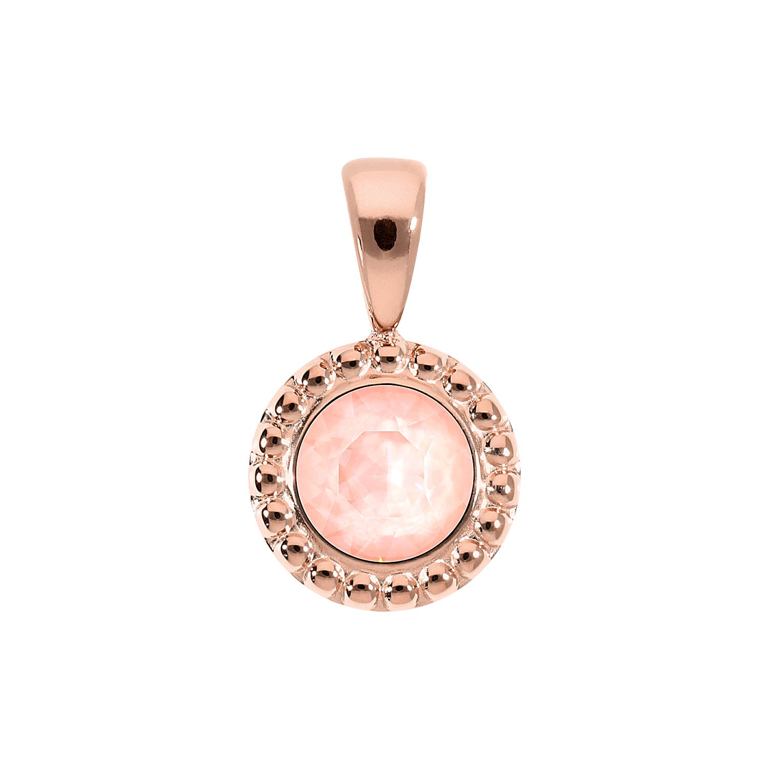 Ghiare Anhänger 11 mm - Roségold Crystal Flamingo Ignite