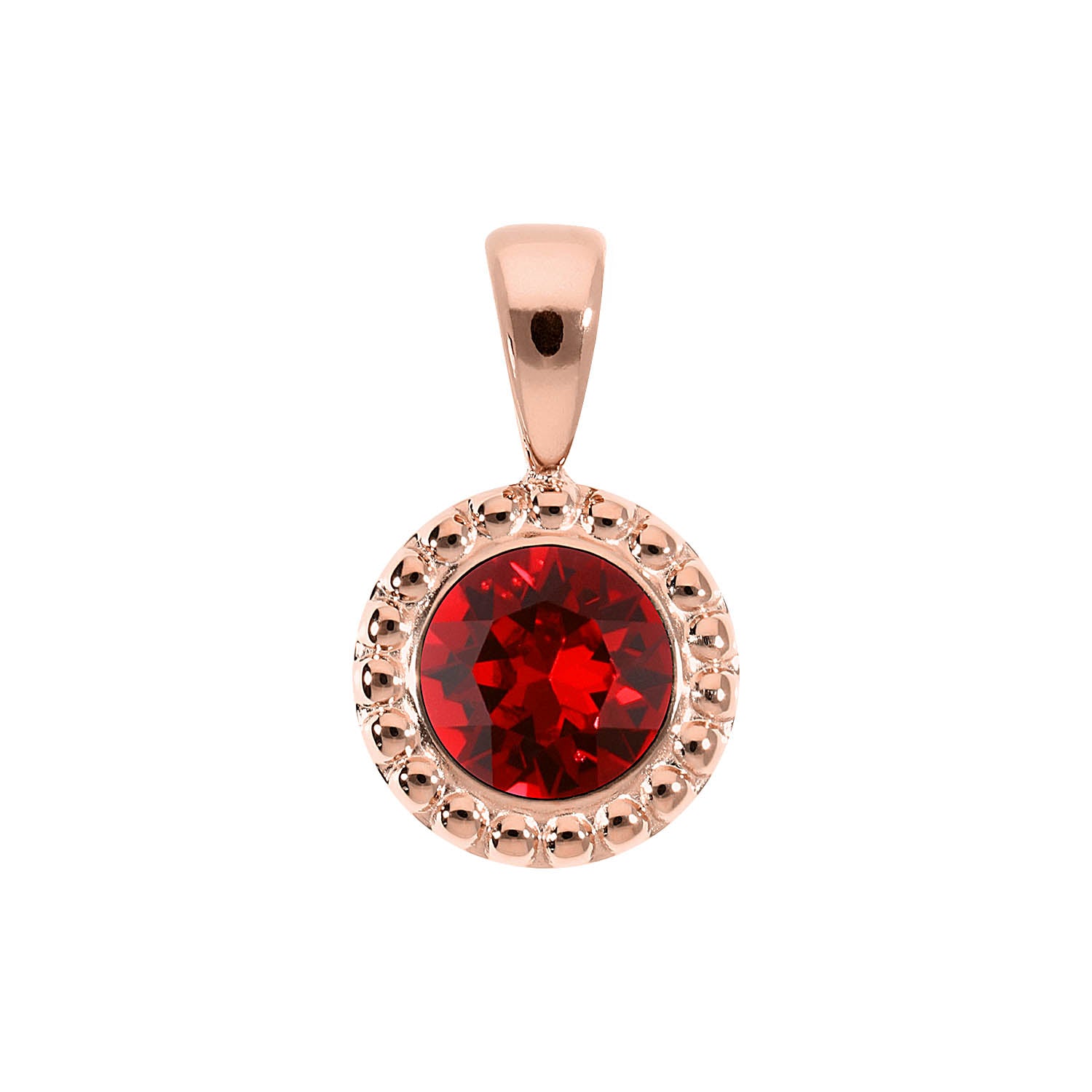 Ghiare Anhänger 11 mm - Roségold scarlet