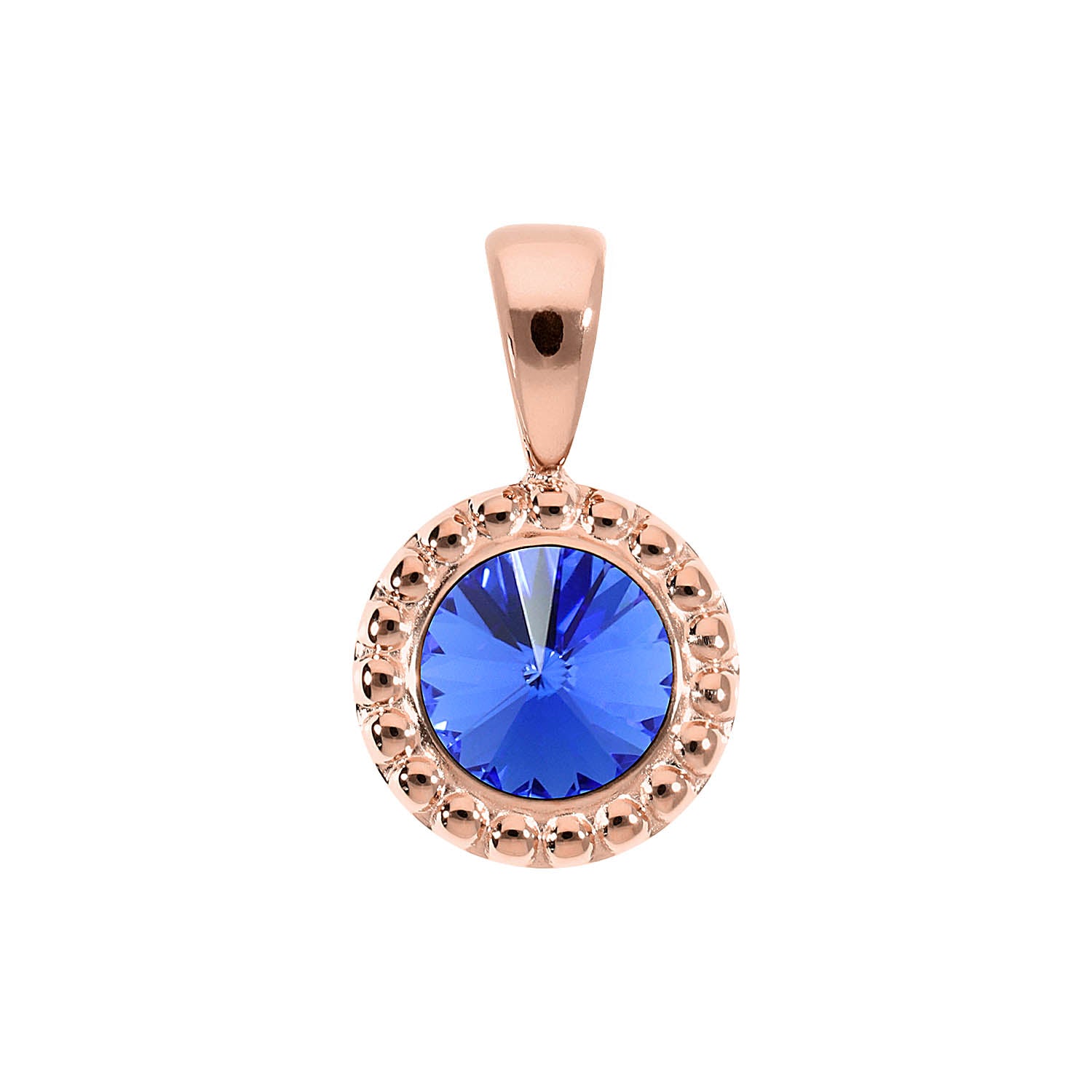 Ghiare Anhänger 11 mm - Roségold sapphire