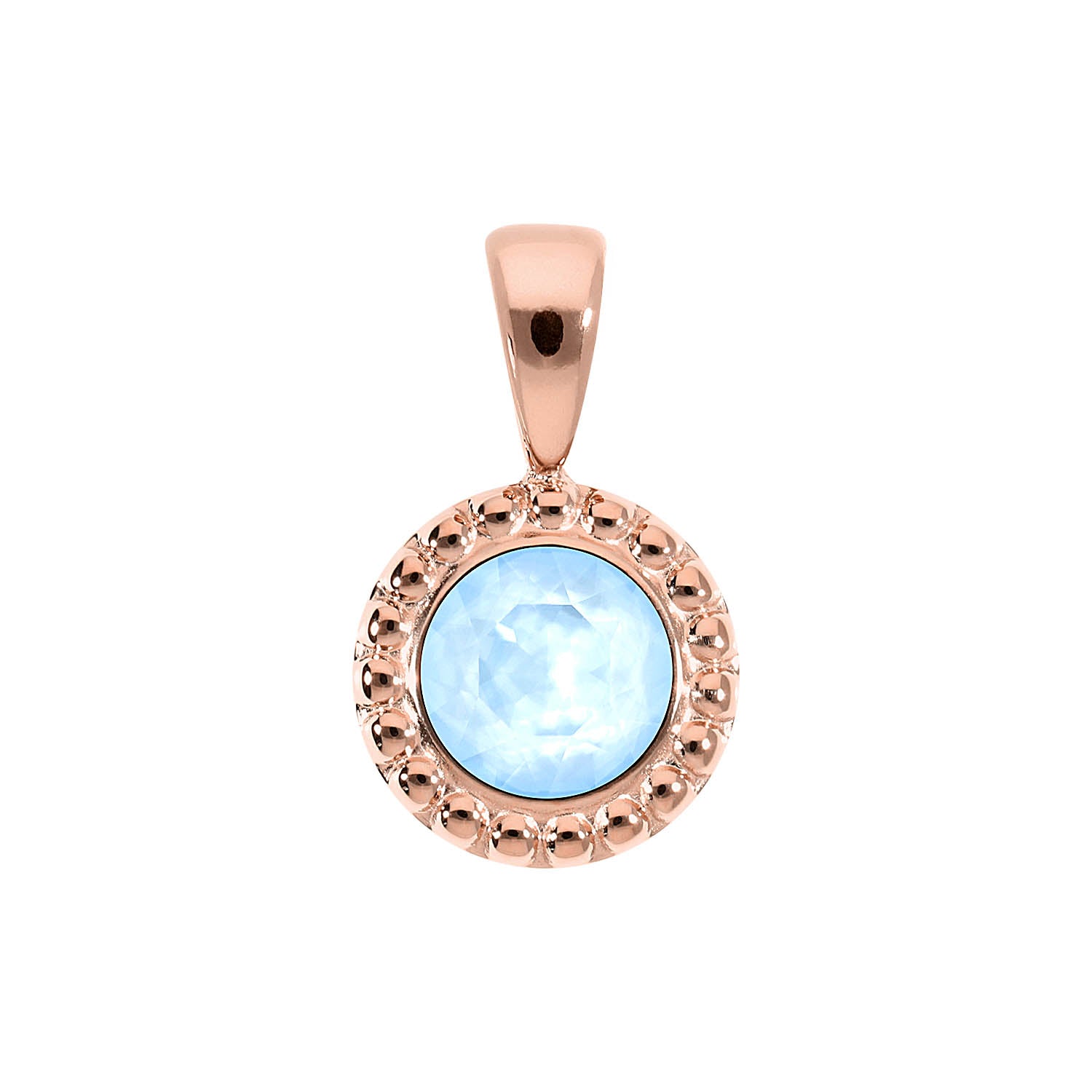 Ghiare Anhänger 11 mm - Roségold crystal sky ignite