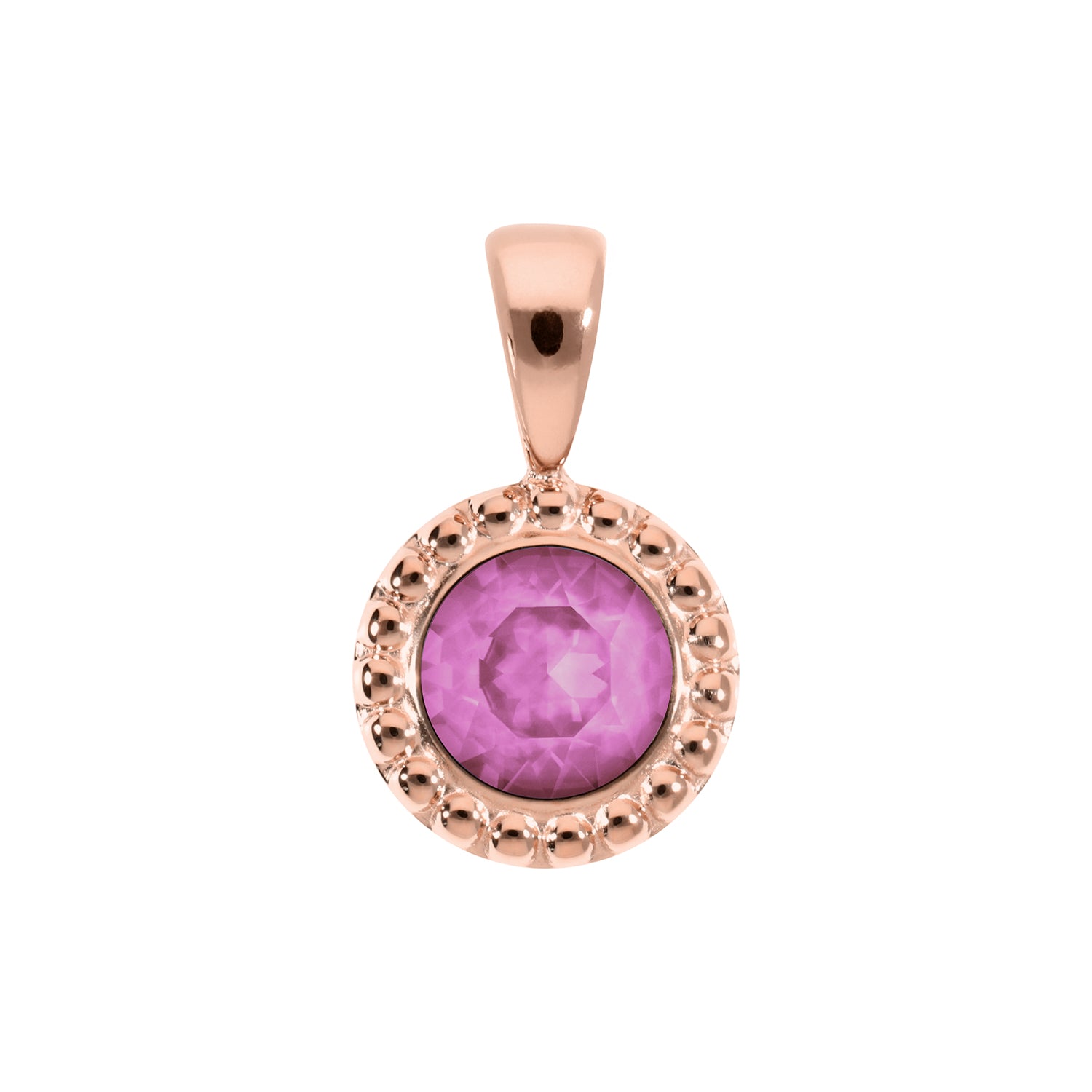 Ghiare Anhänger 11 mm - Roségold Crystal Orchid Ignite