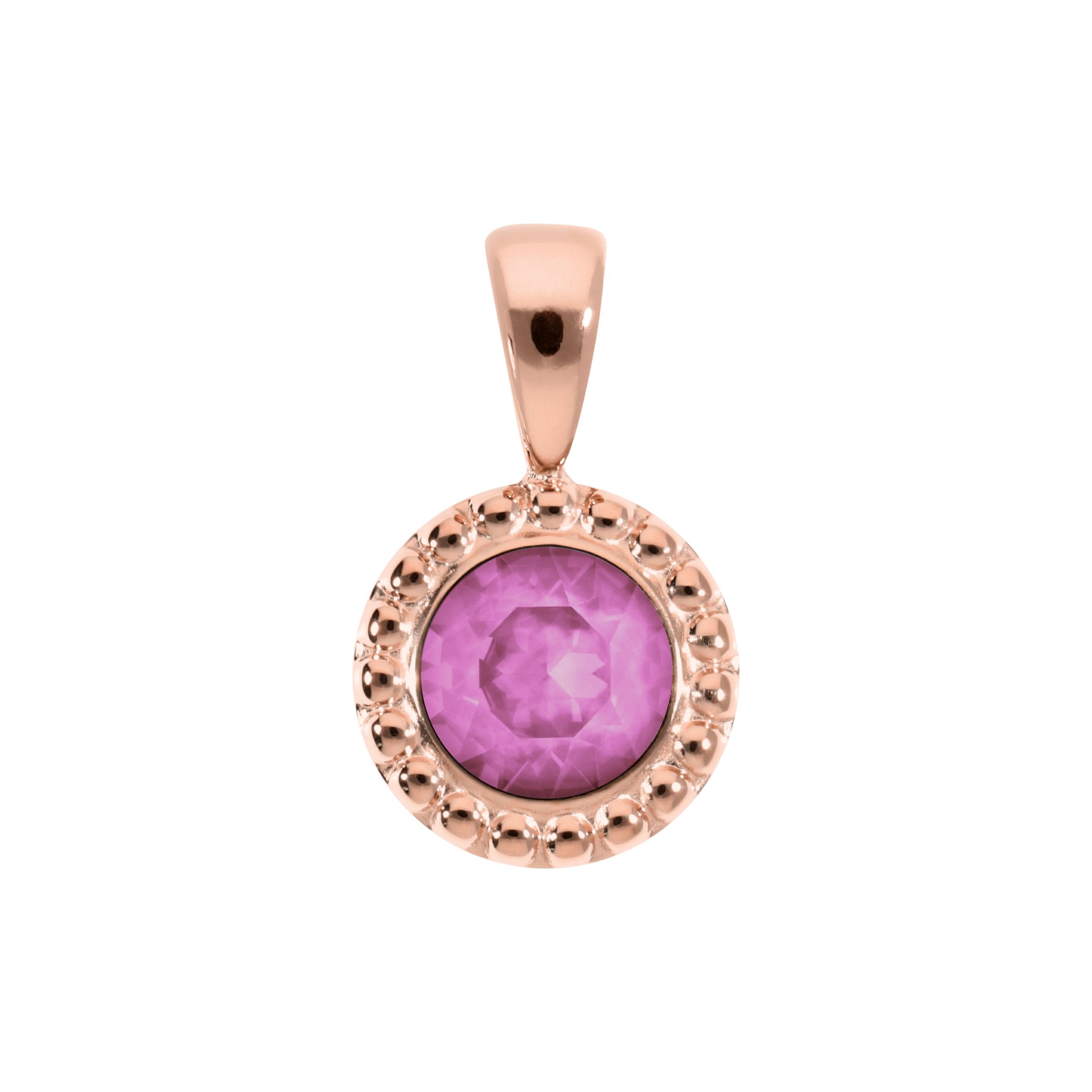 Ghiare Anhänger 11 mm - Roségold Crystal Orchid Ignite