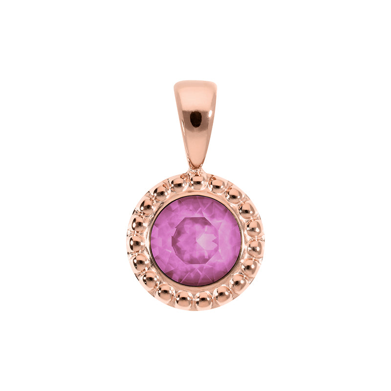 Ghiare Anhänger 11 mm - Roségold Crystal Orchid Ignite