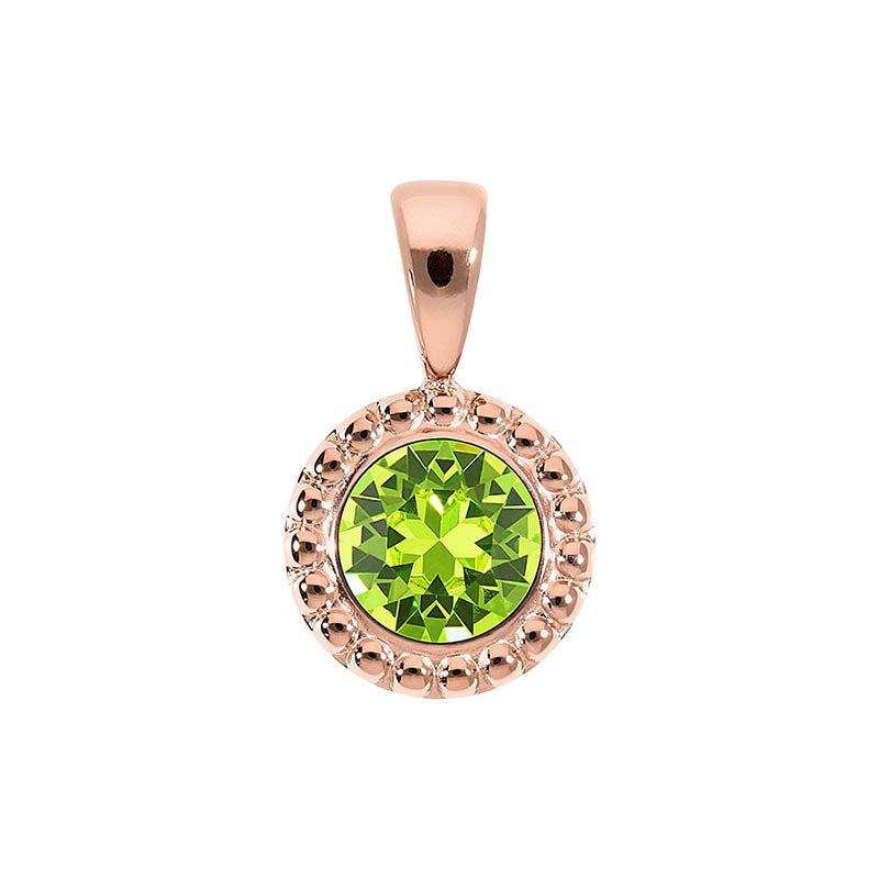 Ghiare Anhänger 11 mm - Roségold Citrus Green
