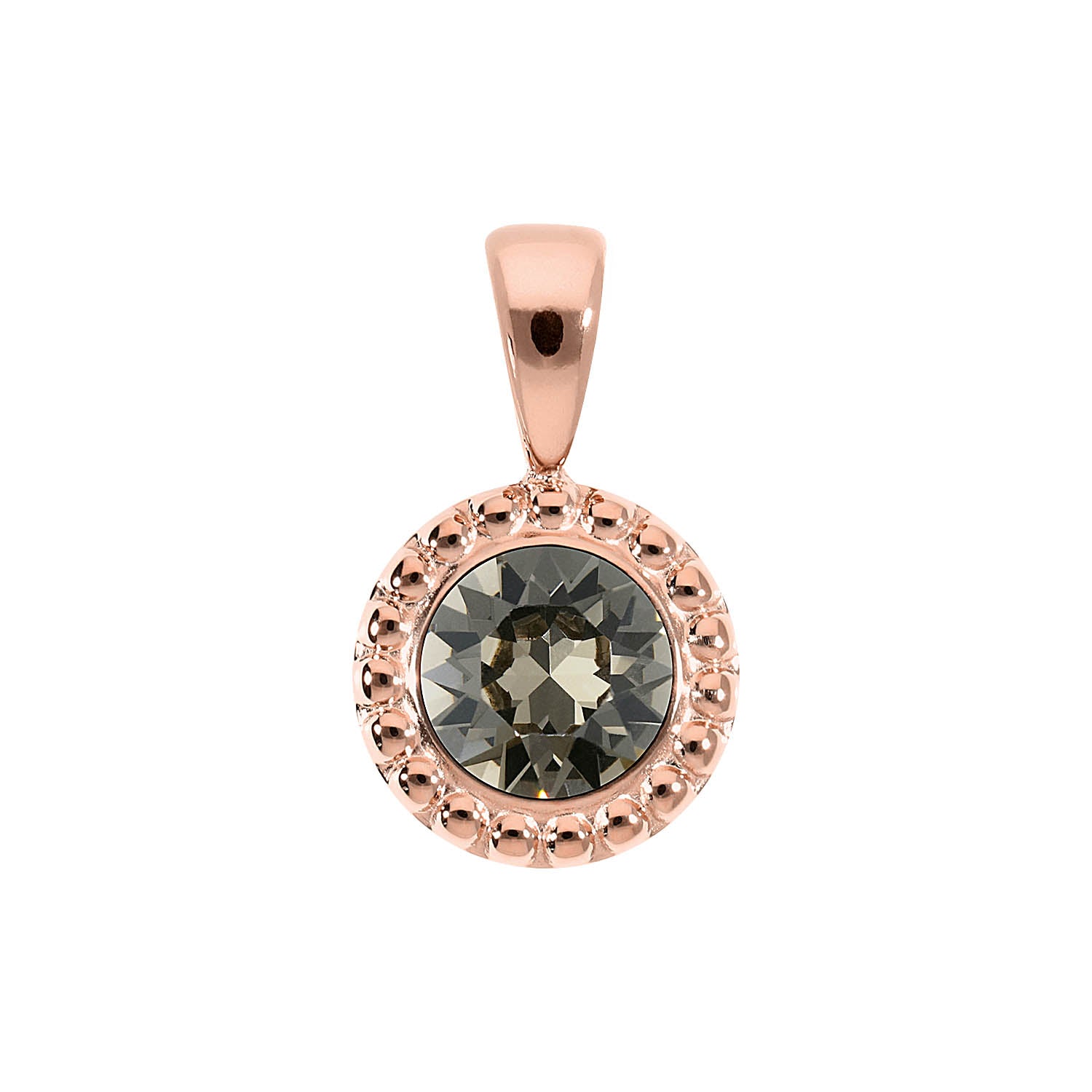Ghiare Anhänger 11 mm - Roségold Greige