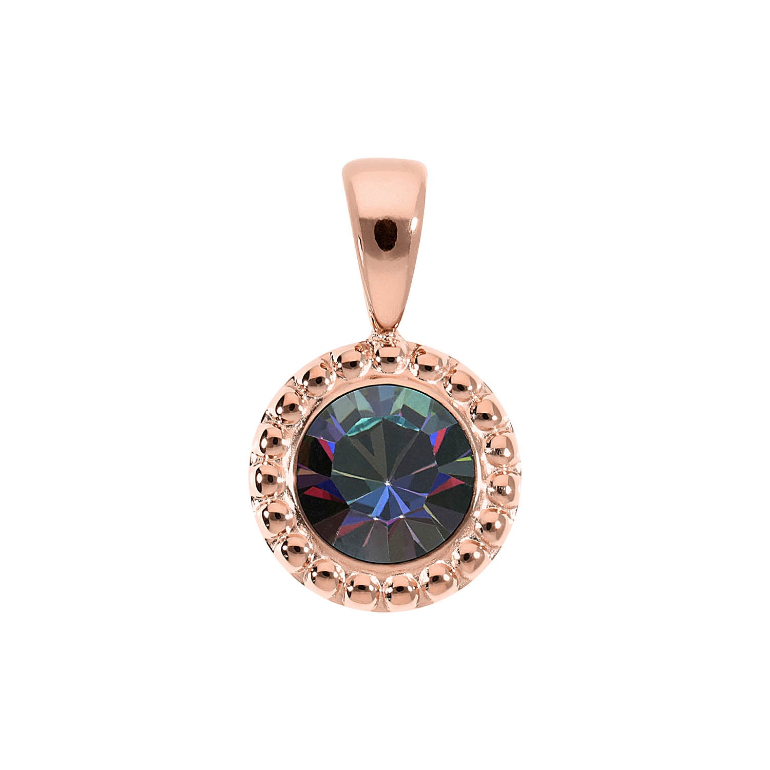 Ghiare Anhänger 11 mm - Roségold Crystal Vitrail Medium