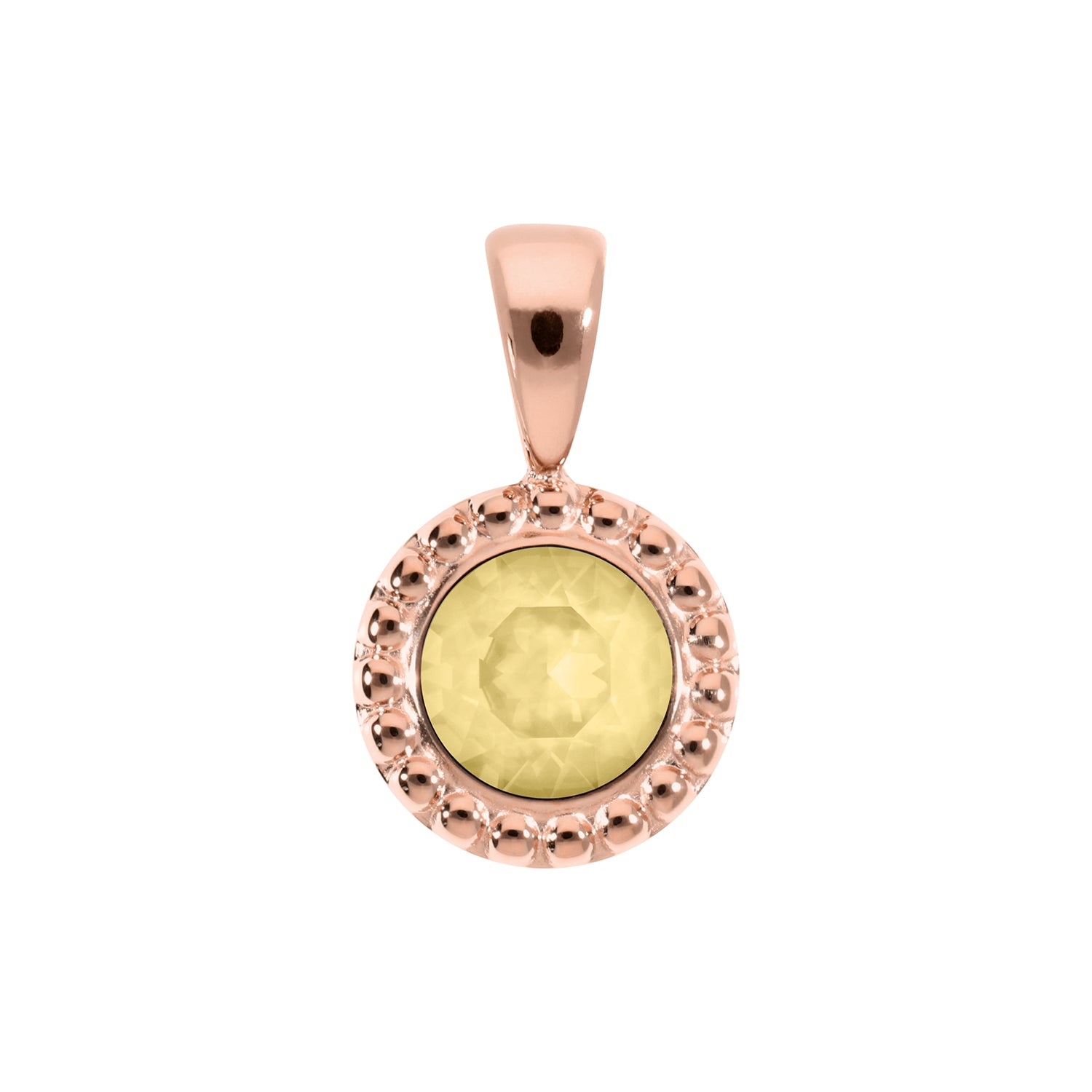 Ghiare Anhänger 11 mm - Roségold Recreated Dark Jonquil