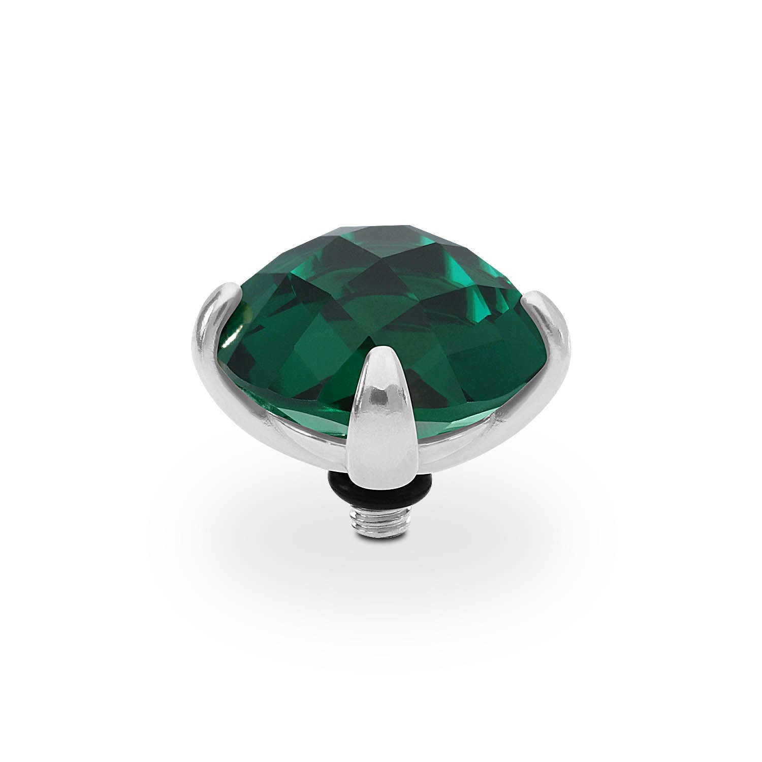 Seano Top 13 mm Silber / emerald