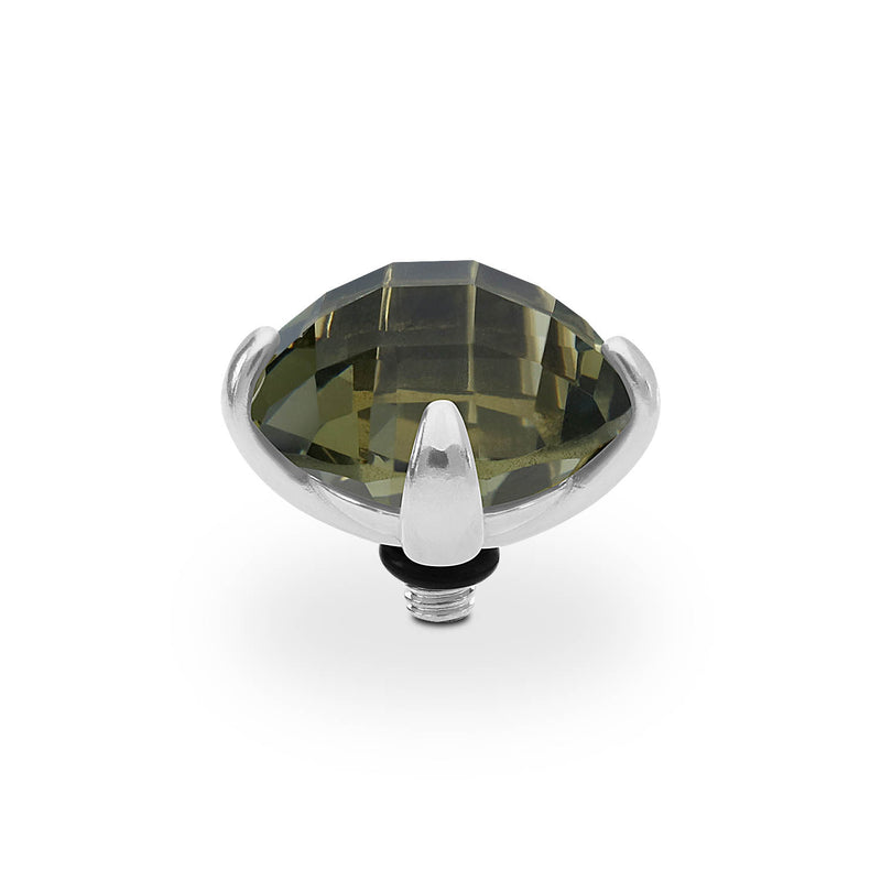 Seano Top 13 mm Silber / olivine