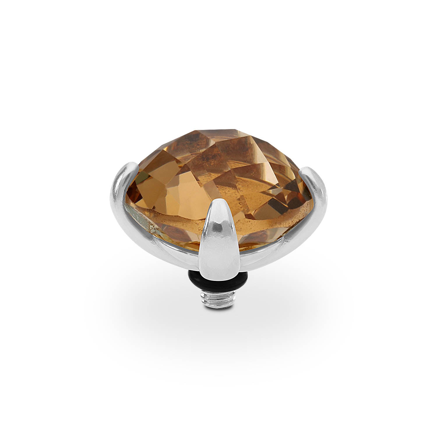Seano Top 13 mm Silber / smoked topaz