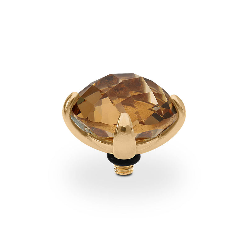 Seano Top 13 mm Gold / smoked topaz