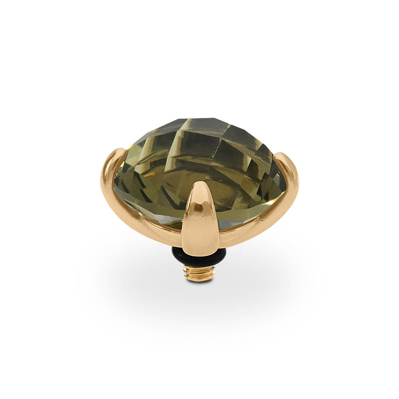 Seano Top 13 mm Gold / black diamond