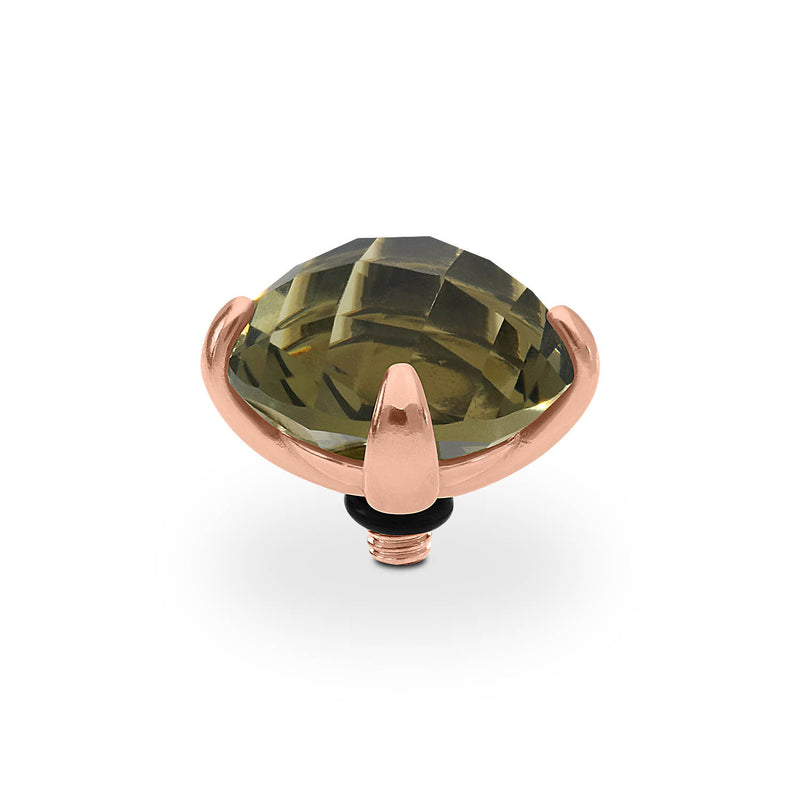 Seano Top 13 mm Roségold / black diamond
