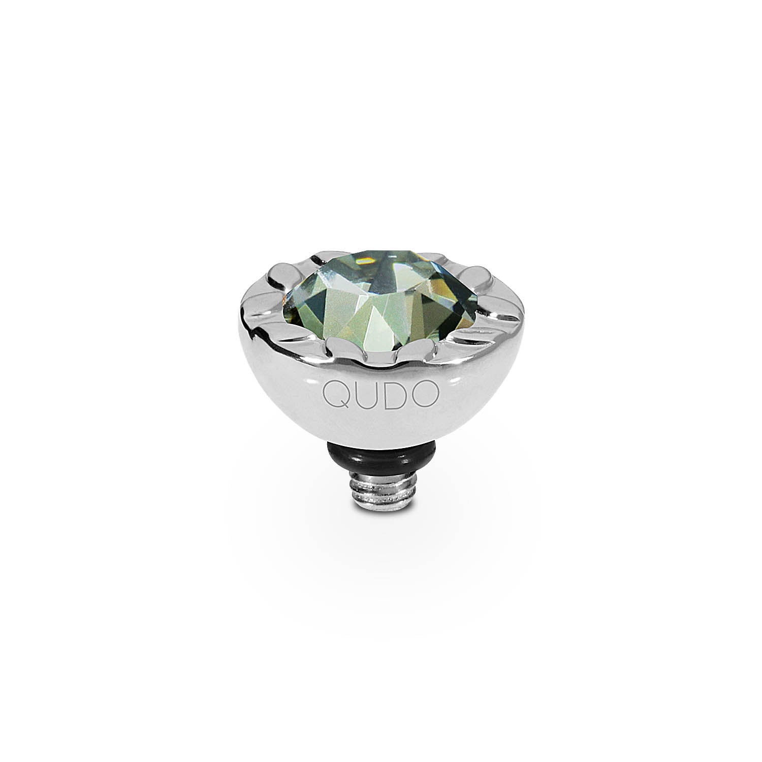 Melara Top 10 mm - Silber black diamond