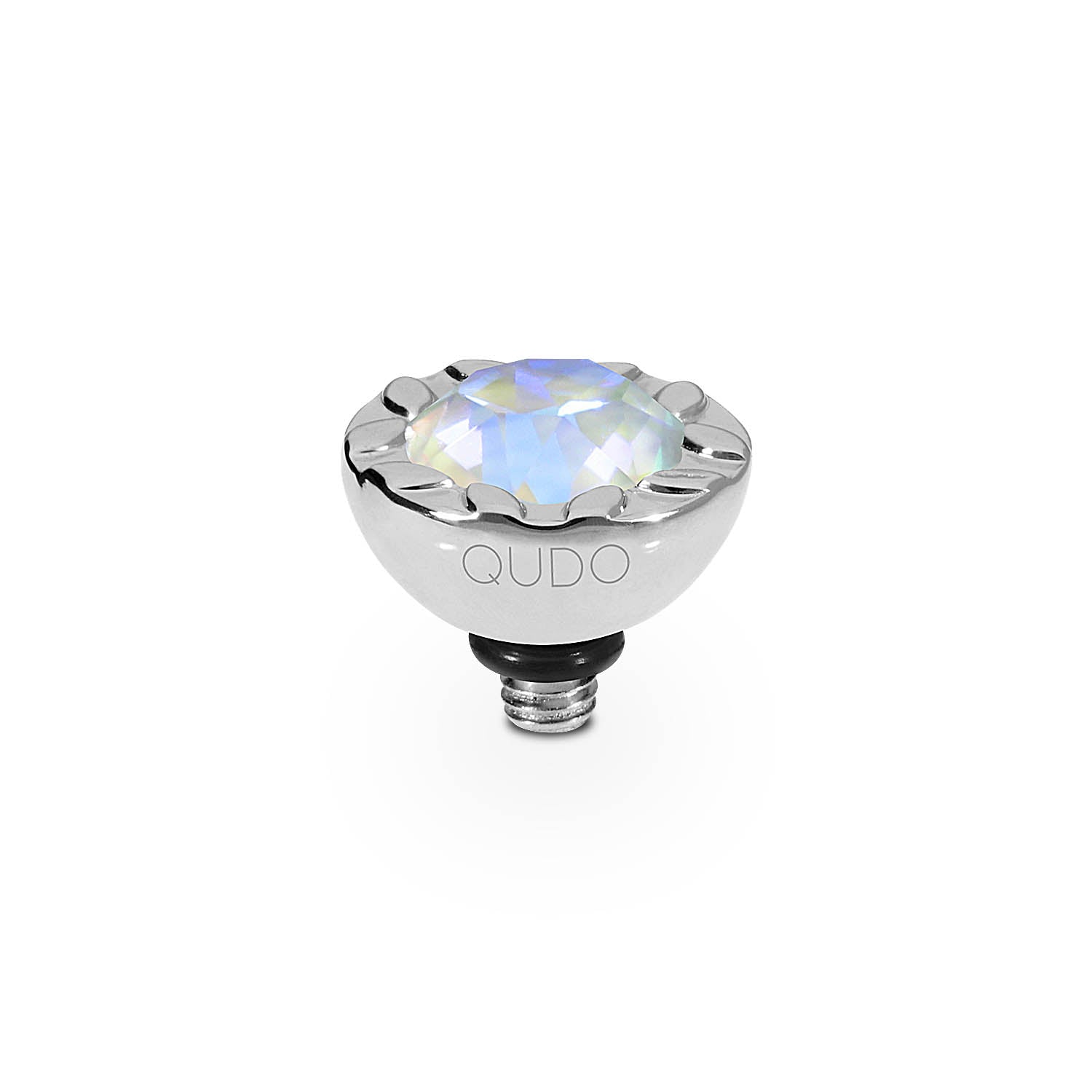 Melara Top 10 mm - Silber Crystal Serene Gray Delite
