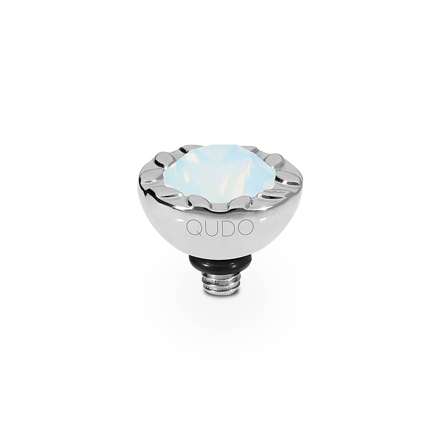 Melara Top 10 mm - Silber white opal