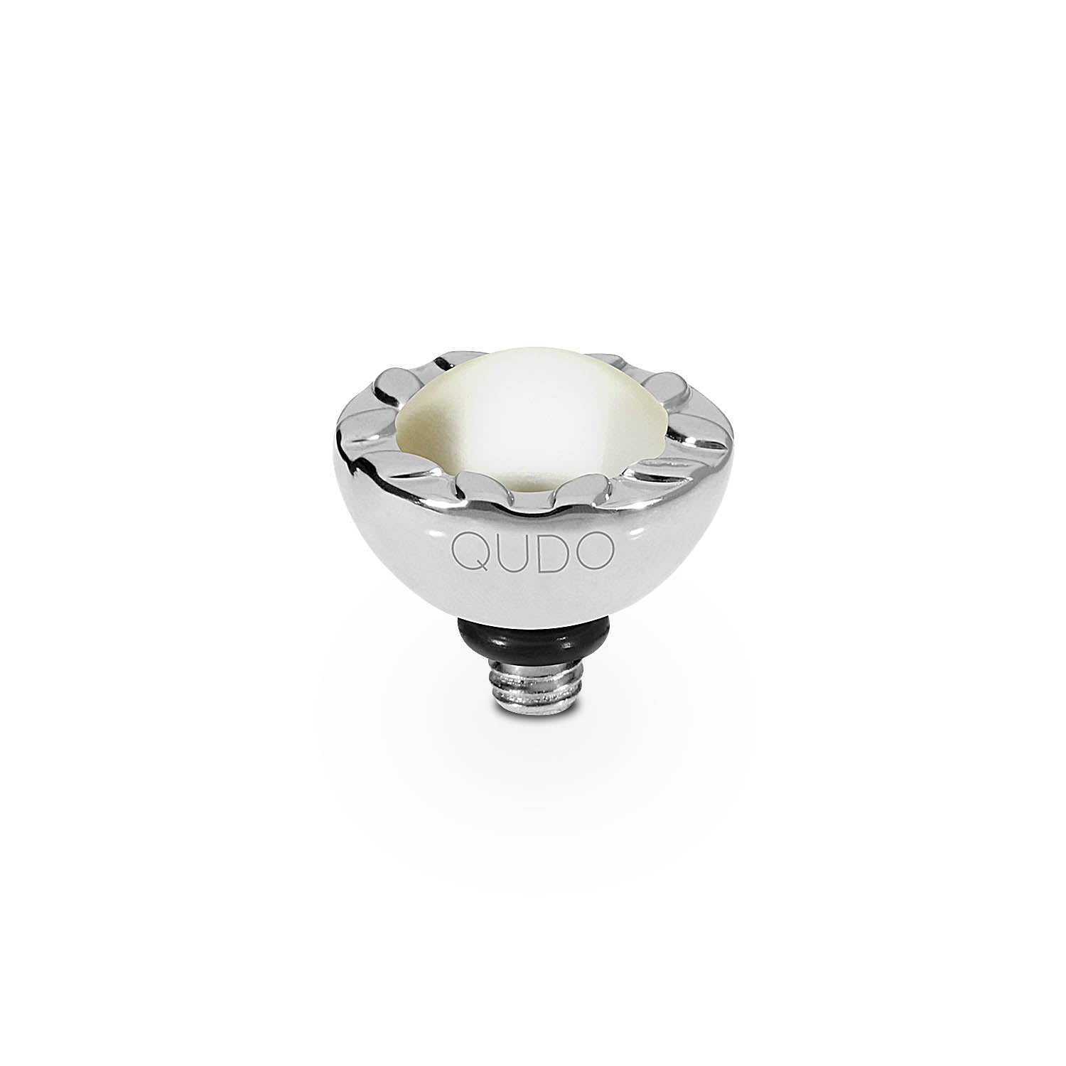 Melara Top 10 mm - Silber cream pearl