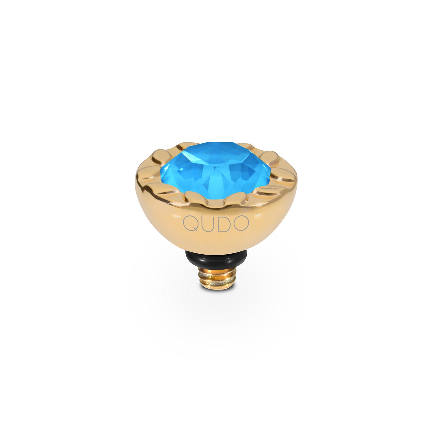 Melara Top 10 mm - Gold Crystal Electric Blue Ignite