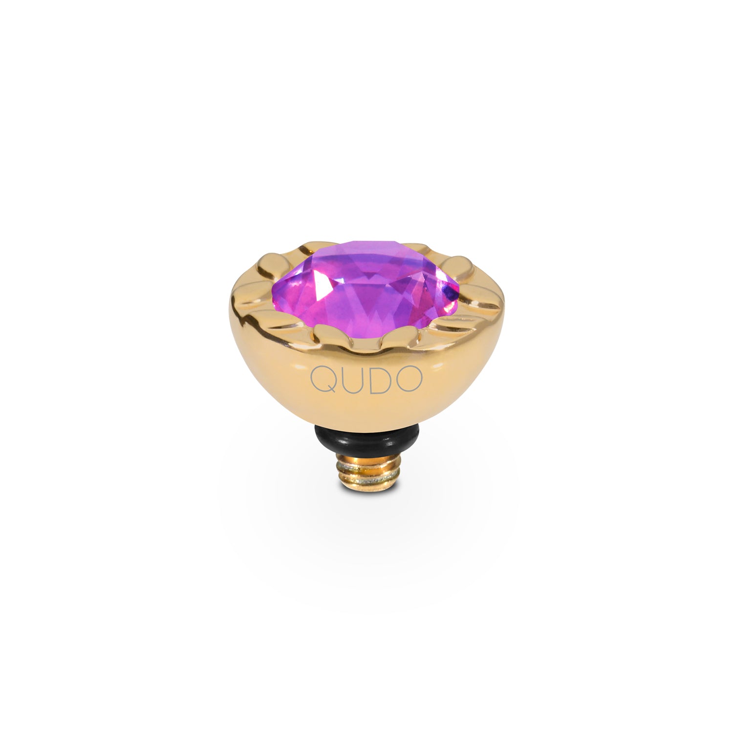 Melara Top 10 mm - Gold Crystal Electric Violet Ignite