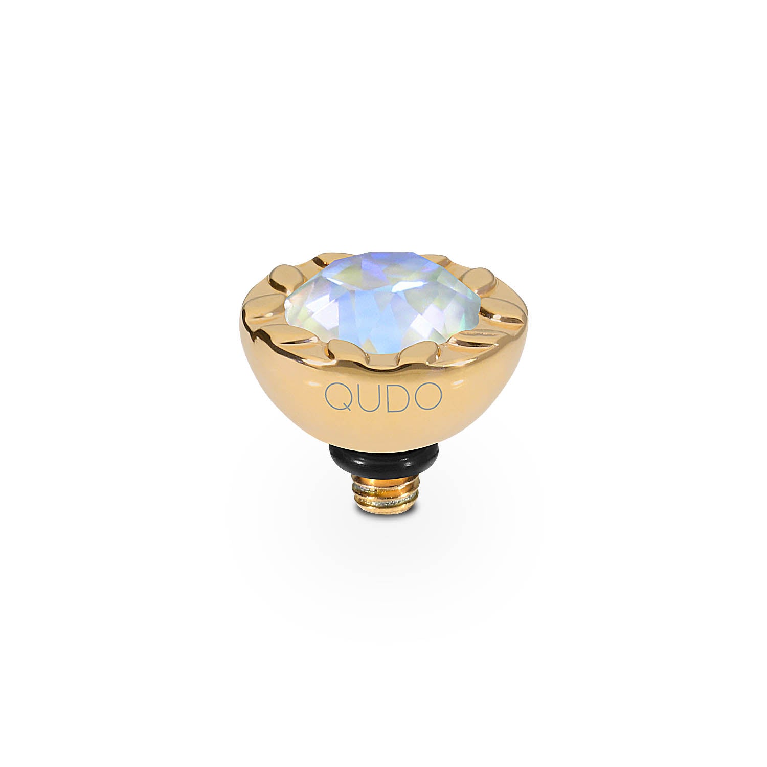 Melara Top 10 mm - Gold Crystal Serene Gray Delite