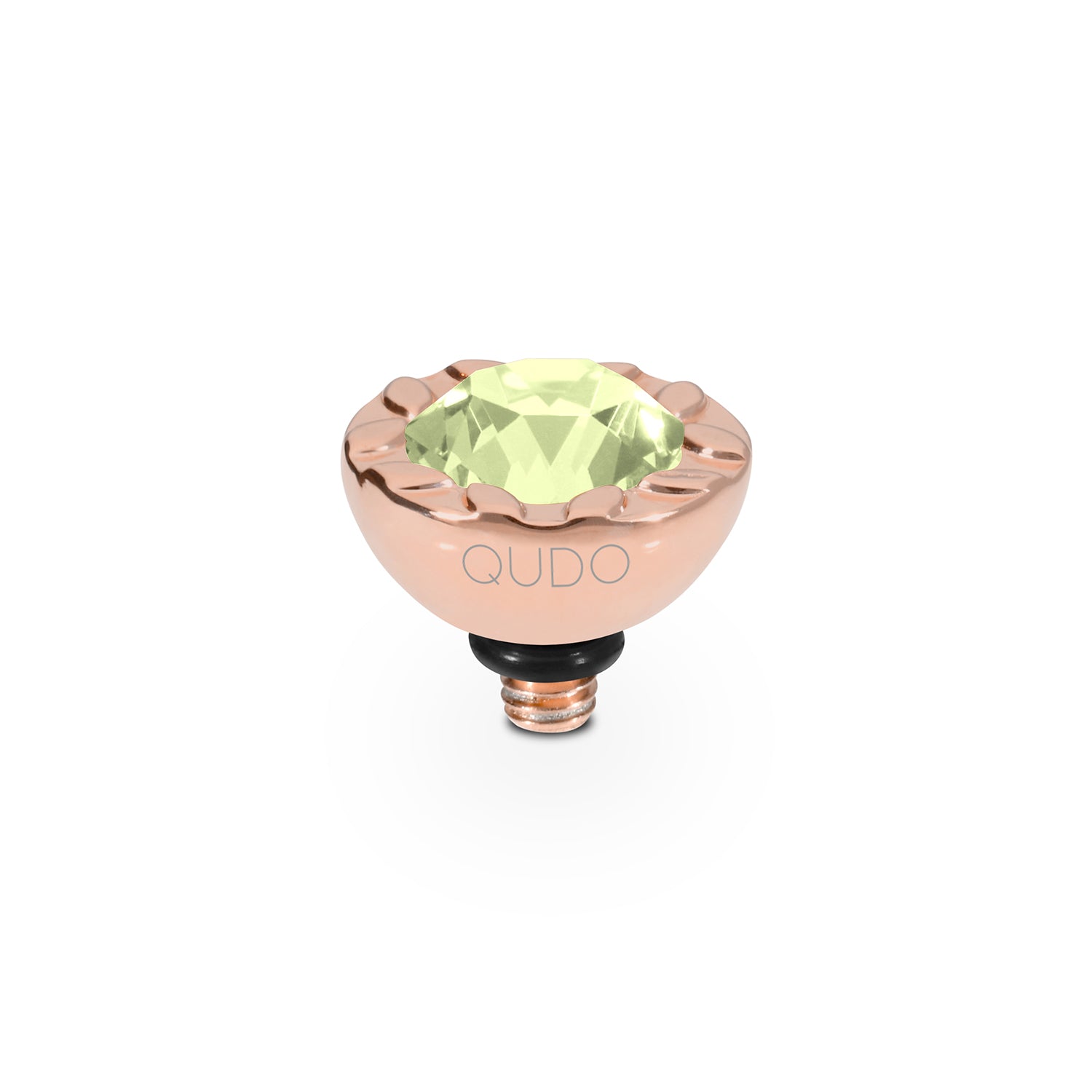 Melara Top 10 mm - Roségold crystal soft yellow ignite