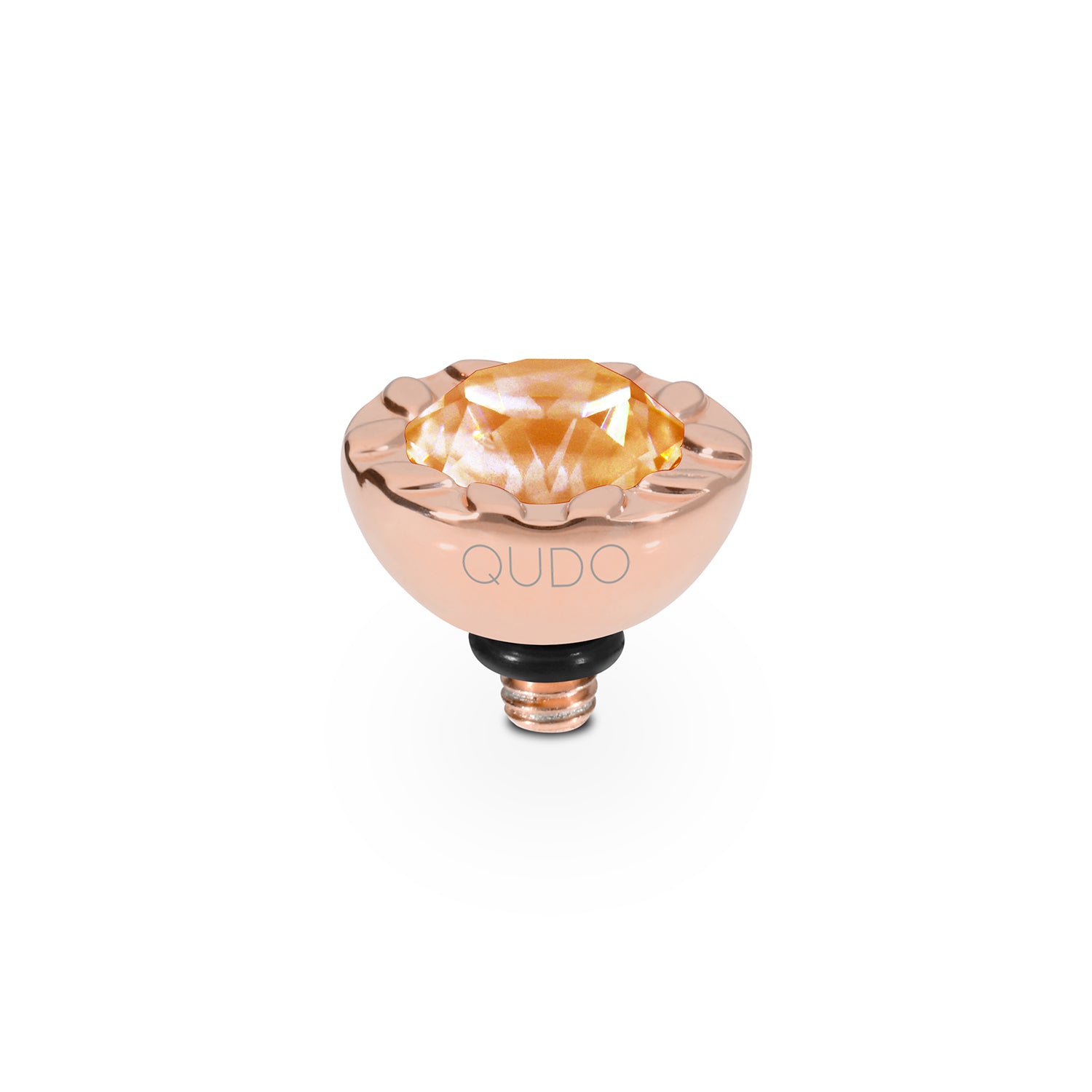 Melara Top 10 mm - Roségold Crystal Mango Ignite