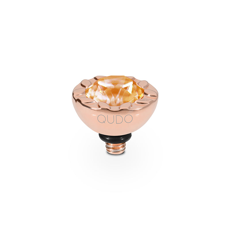 Melara Top 10 mm - Roségold Crystal Mango Ignite