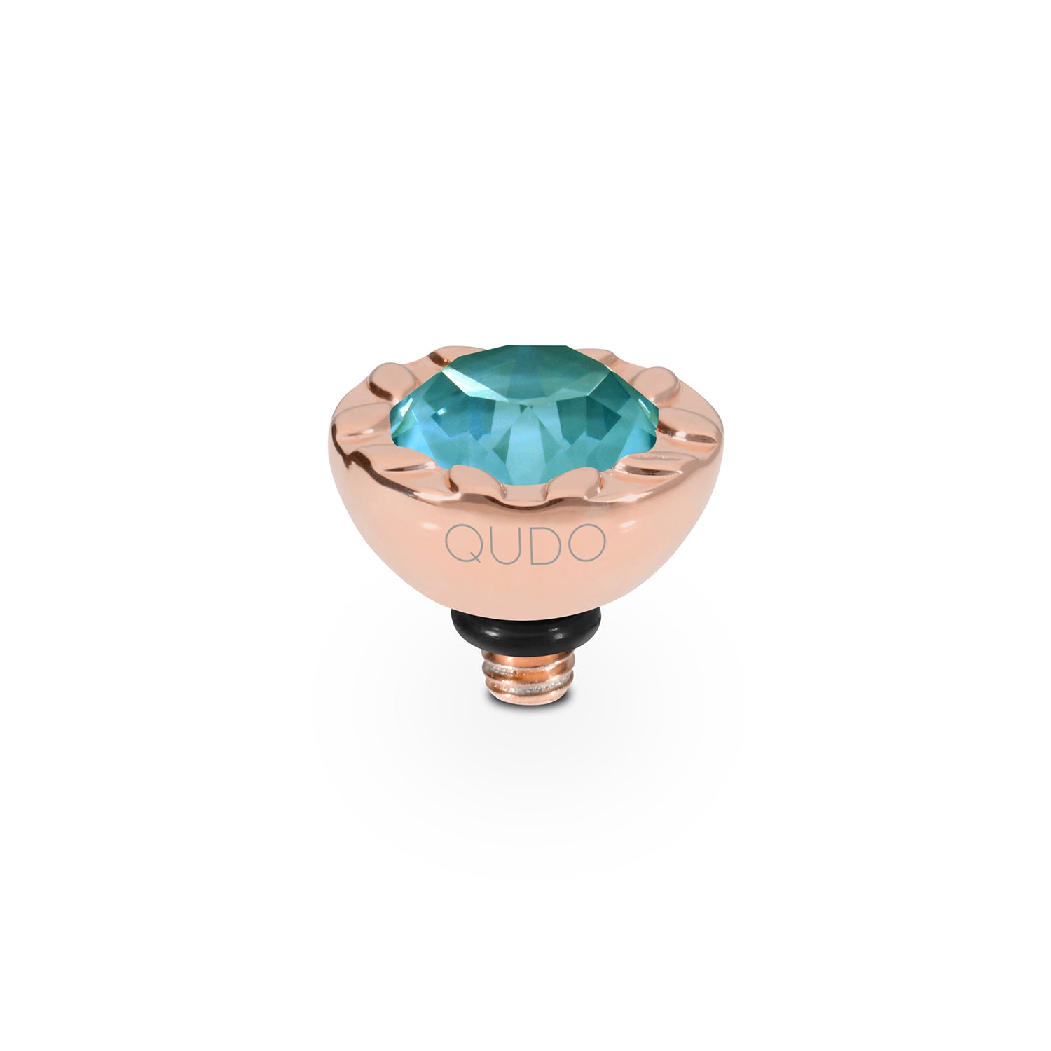 Melara Top 10 mm - Roségold Crystal Pine Green Ignite