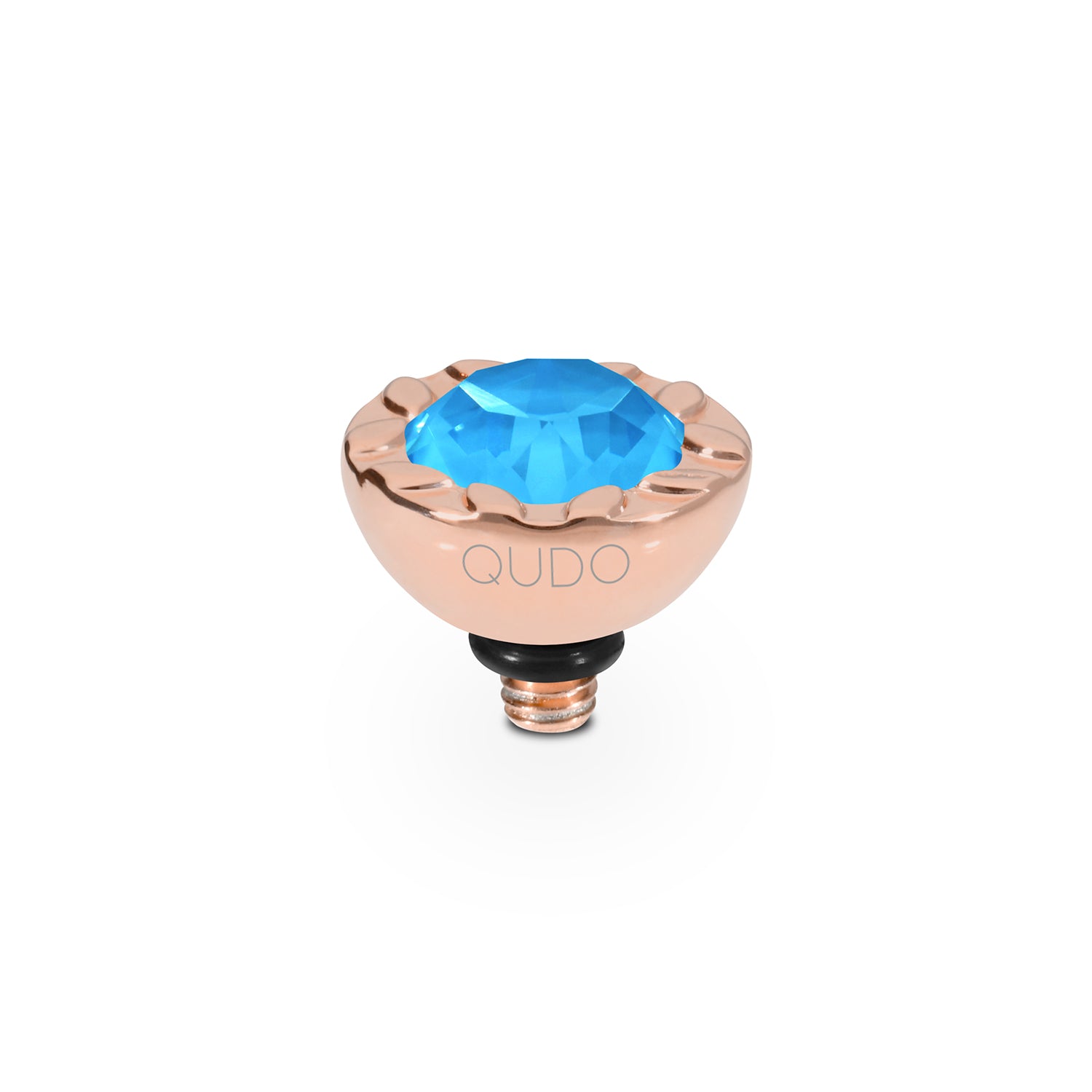 Melara Top 10 mm - Roségold Crystal Electric Blue Ignite