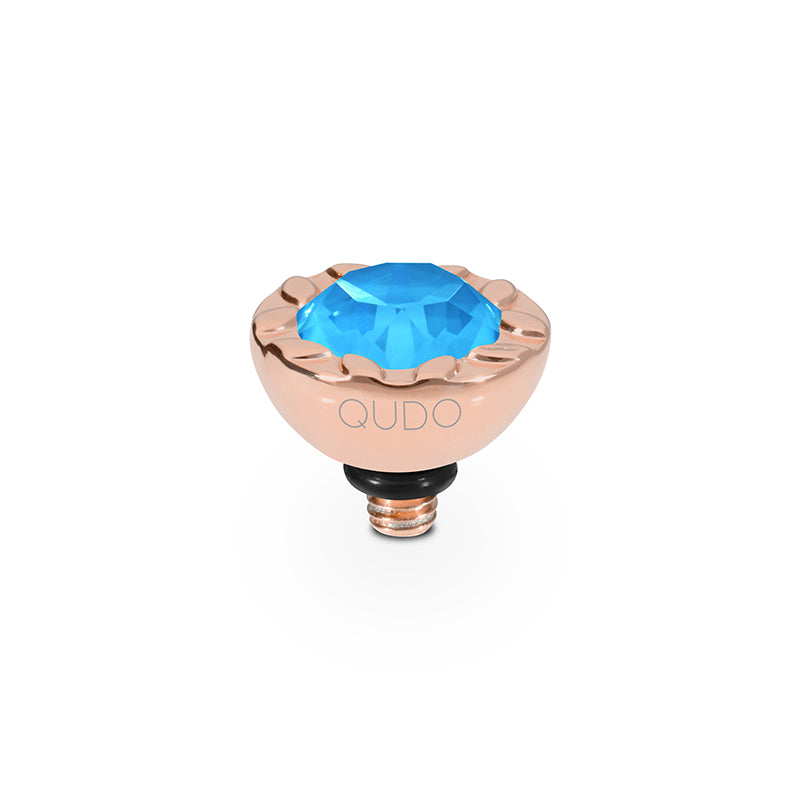Melara Top 10 mm - Roségold Crystal Electric Blue Ignite