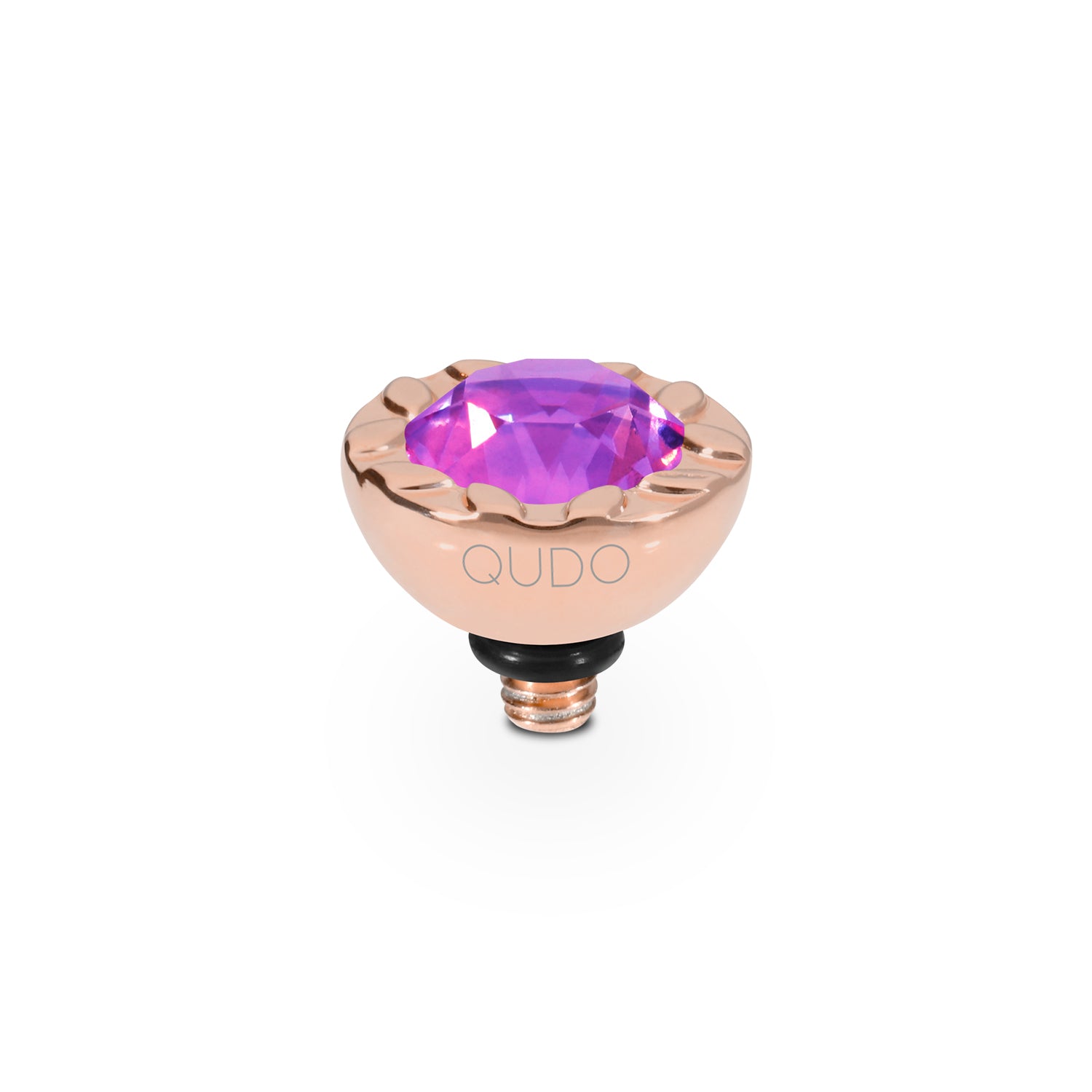 Melara Top 10 mm - Roségold Crystal Electric Violet Ignite