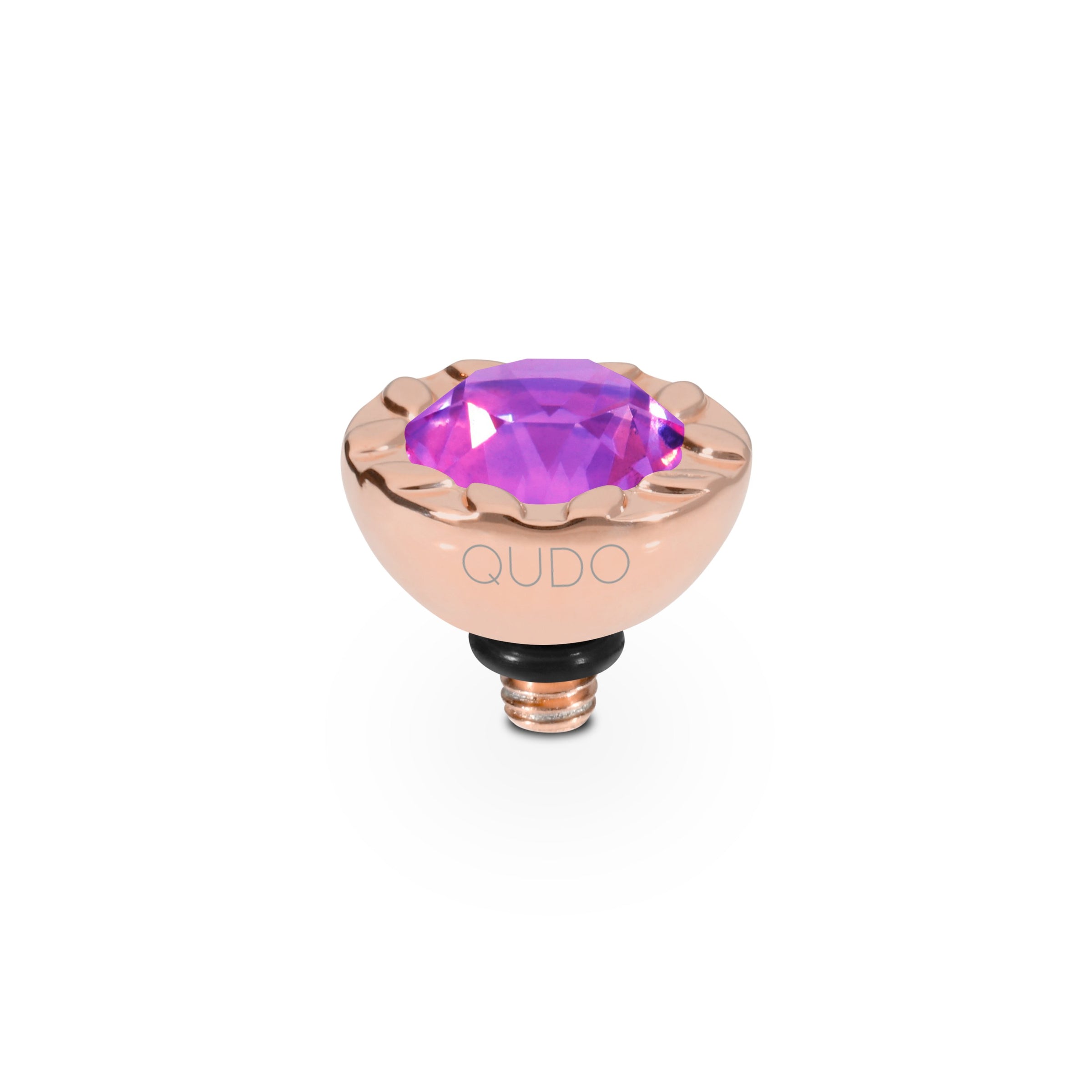 Melara Top 10 mm - Roségold Crystal Electric Violet Ignite