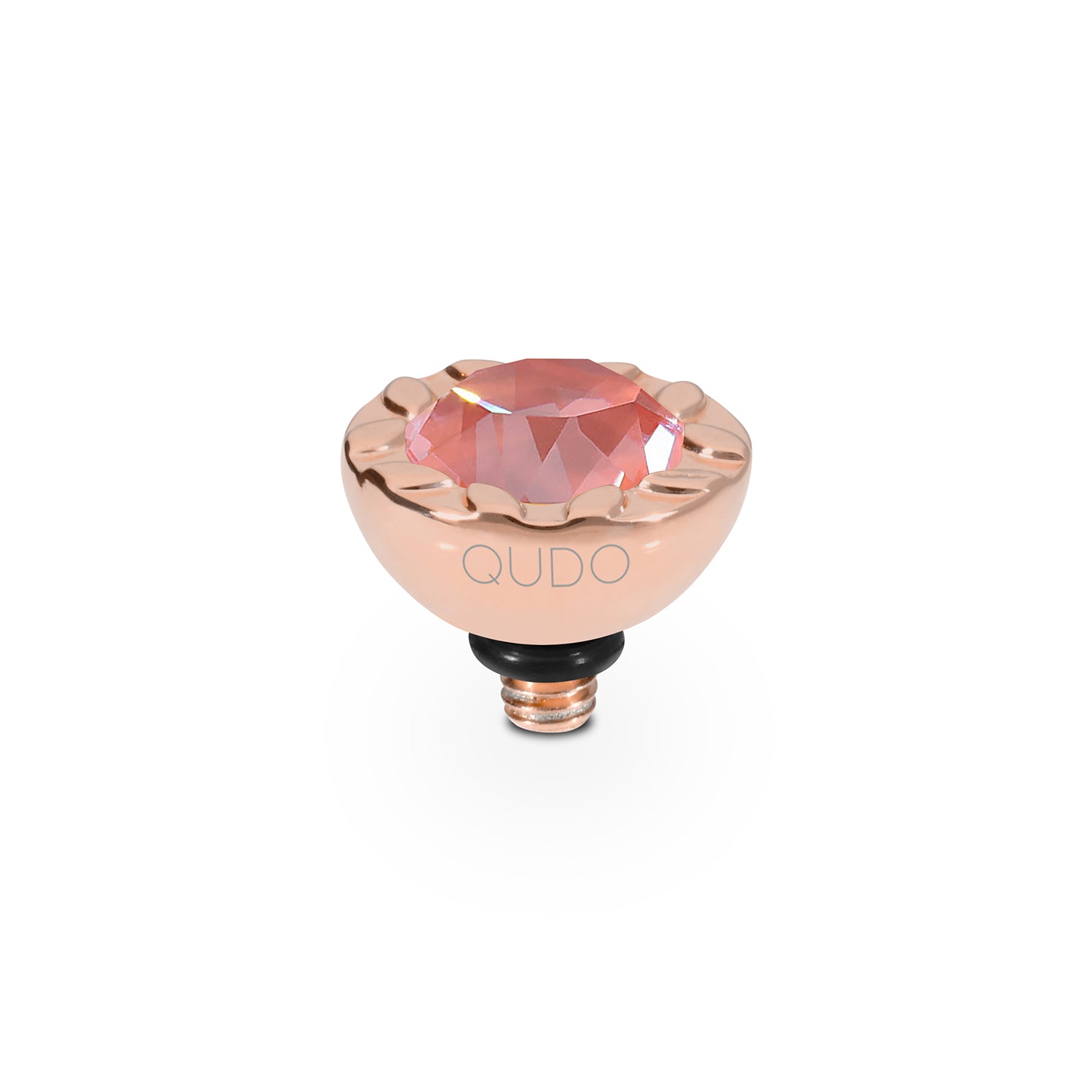 Melara Top 10 mm - Roségold crystal maroon ignite