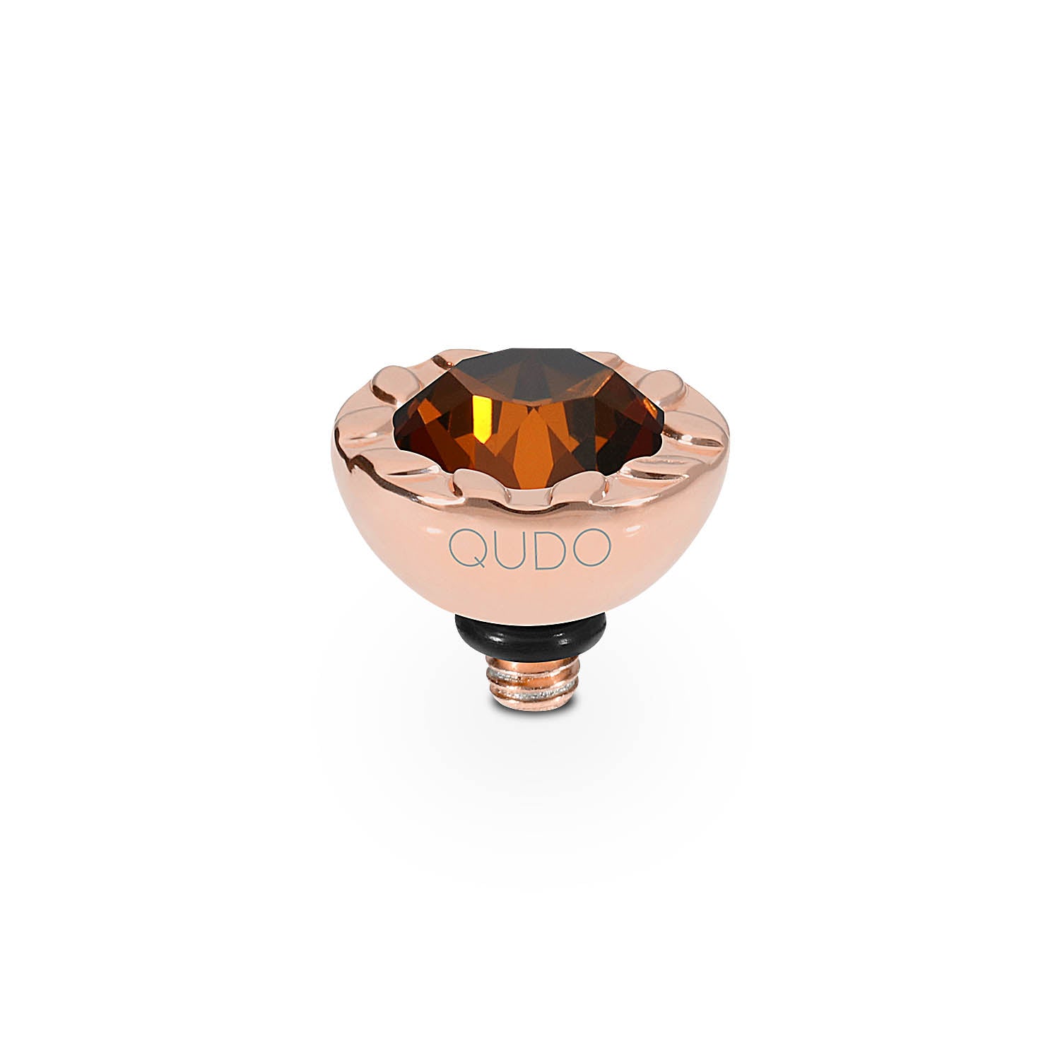 Melara Top 10 mm - Roségold smoked amber