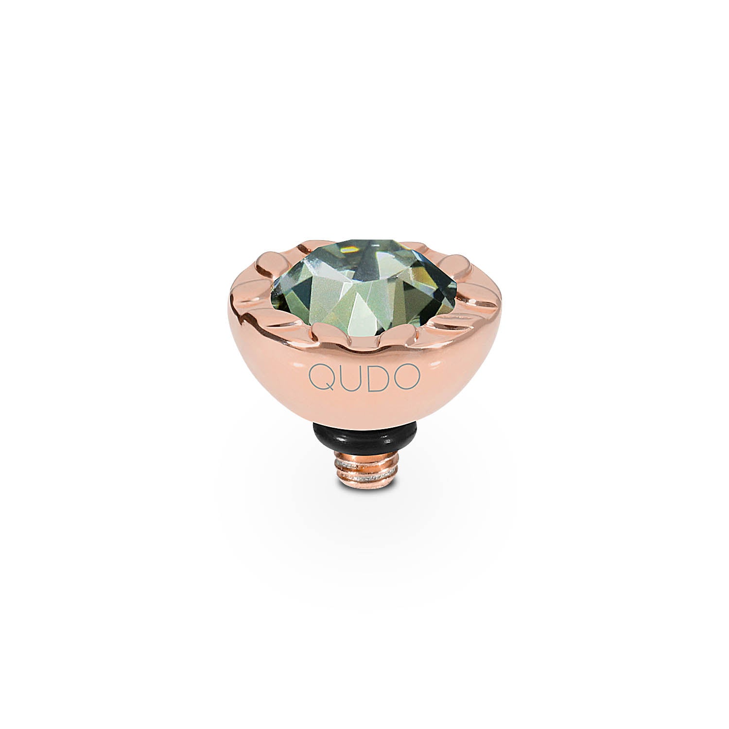 Melara Top 10 mm - Roségold black diamond