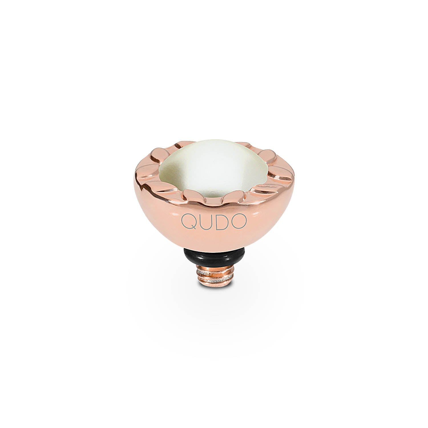 Melara Top 10 mm - Roségold cream pearl