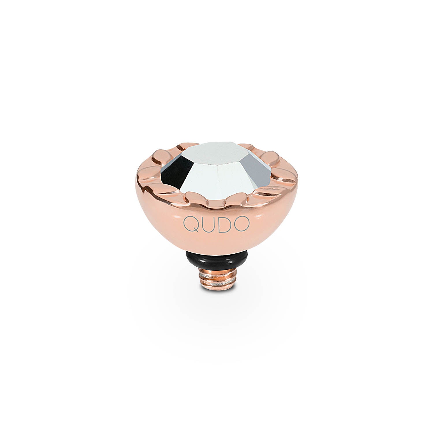 Melara Top 10 mm - Roségold crystal labrador