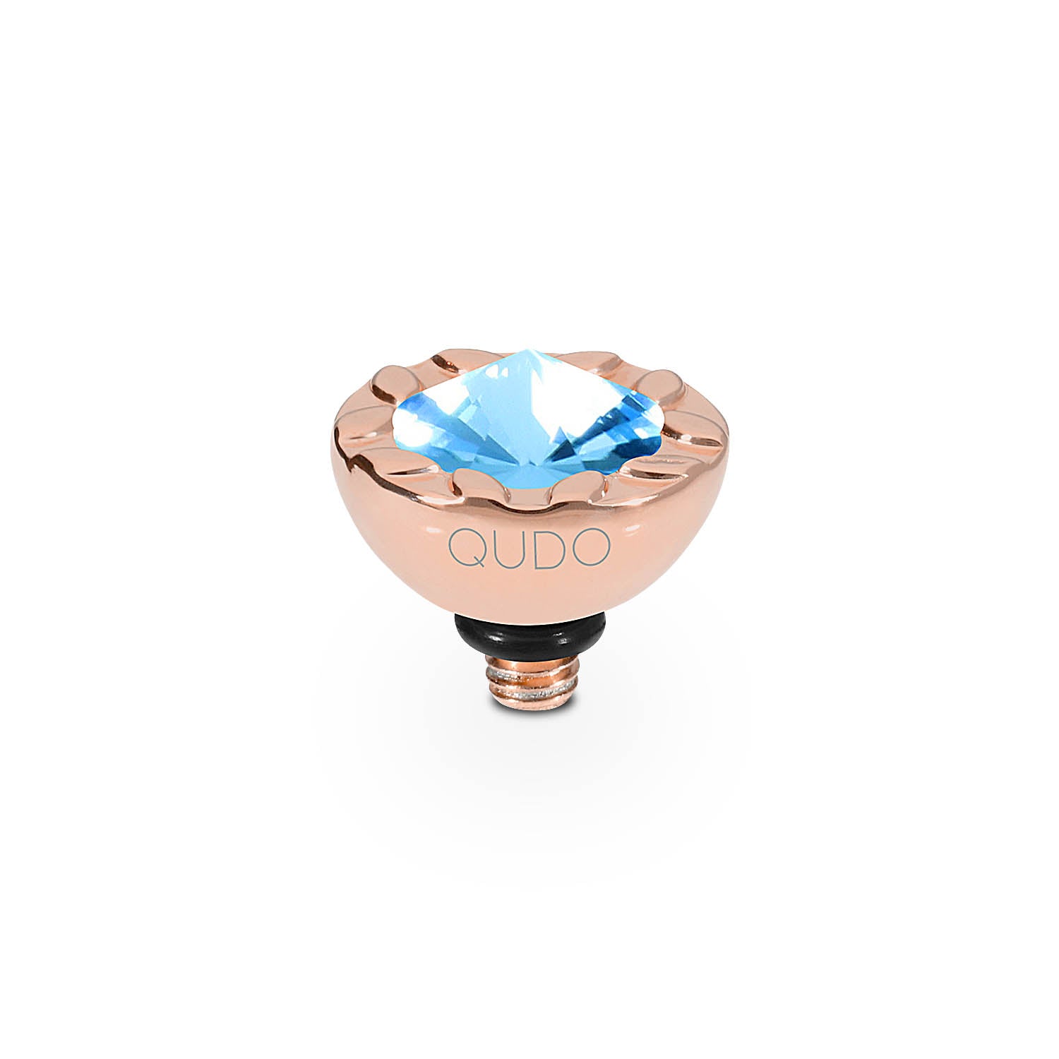 Melara Top 10 mm - Roségold aquamarine
