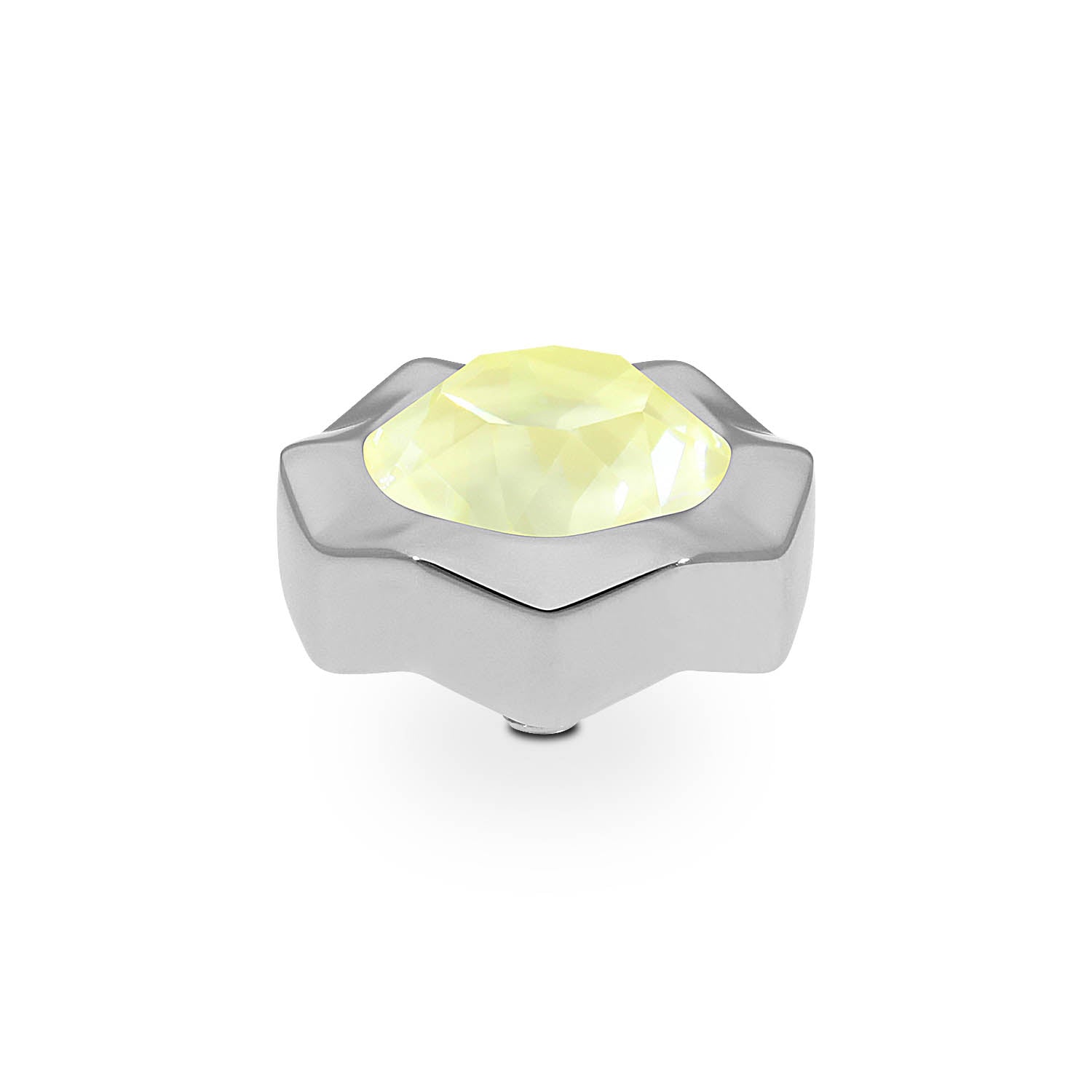 Nemoli Top 13 mm - Silber crystal soft yellow ignite